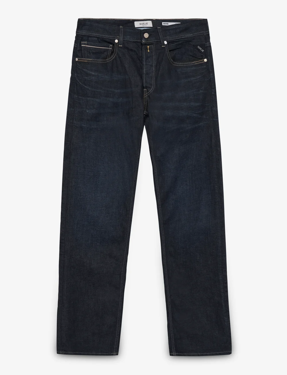 Replay - GROVER Trousers STRAIGHT 573 ECO PLUS - regular jeans - blue - 1