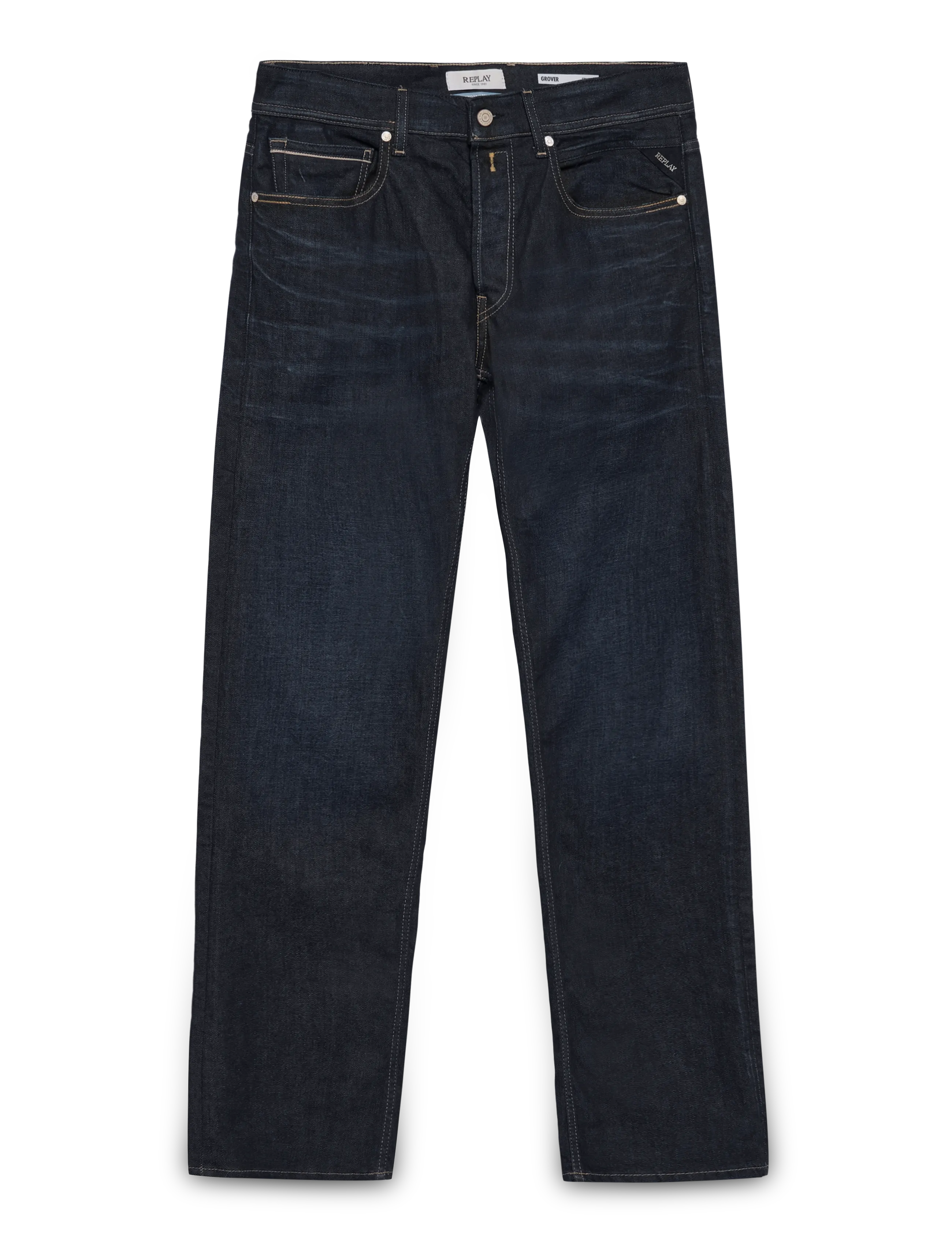 Replay - GROVER Trousers STRAIGHT 573 ECO PLUS - blue - 1