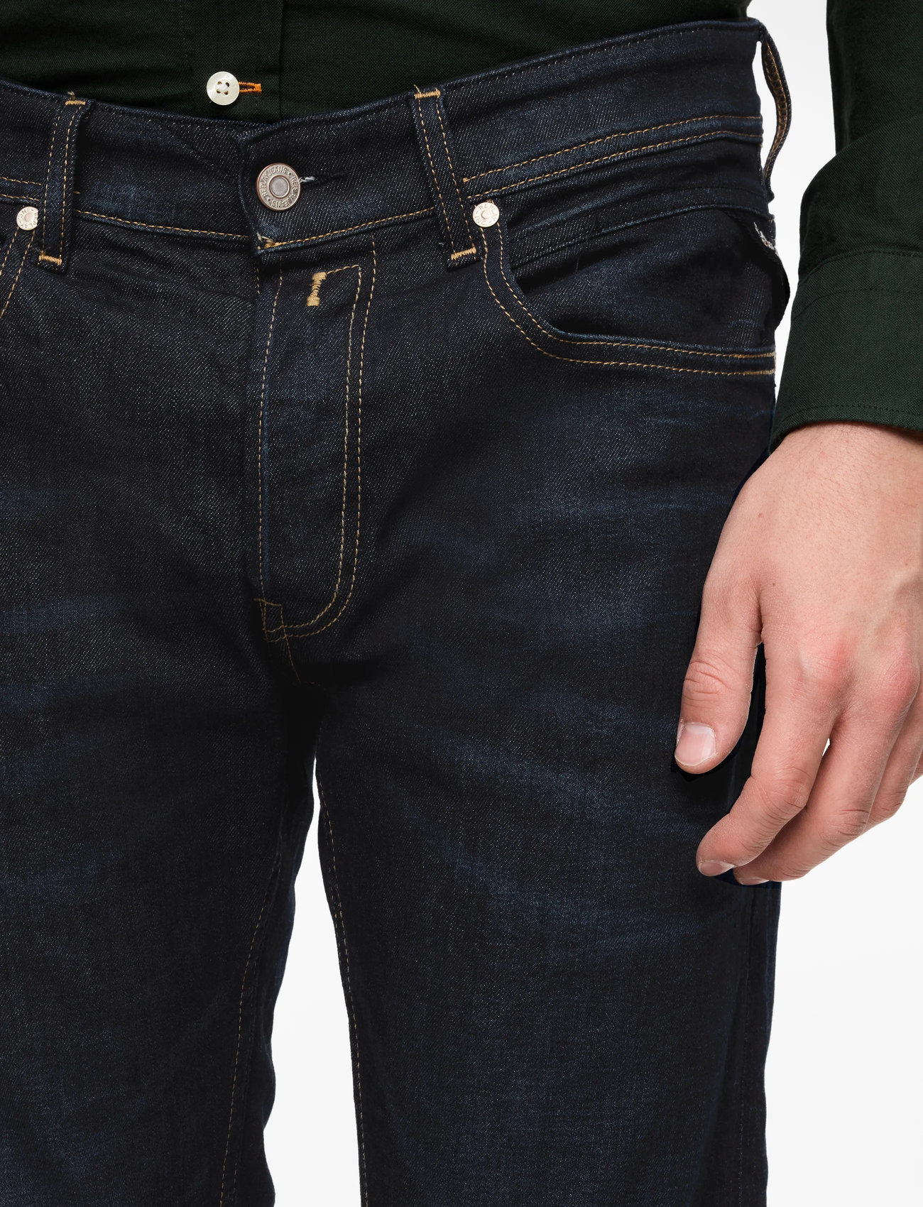 Replay - GROVER Trousers STRAIGHT 573 ECO PLUS - regular jeans - blue - 5