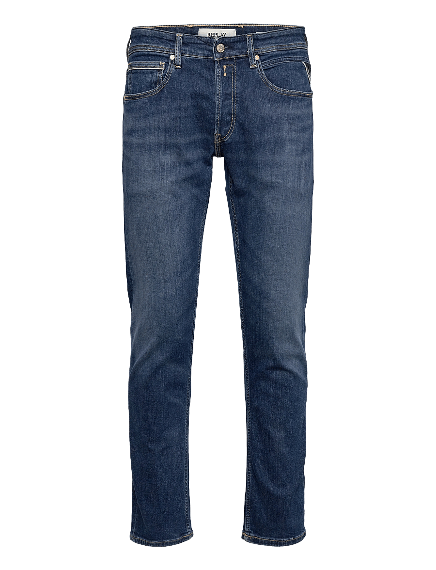 Replay - GROVER Trousers STRAIGHT 573 ECO PLUS - blue - 1