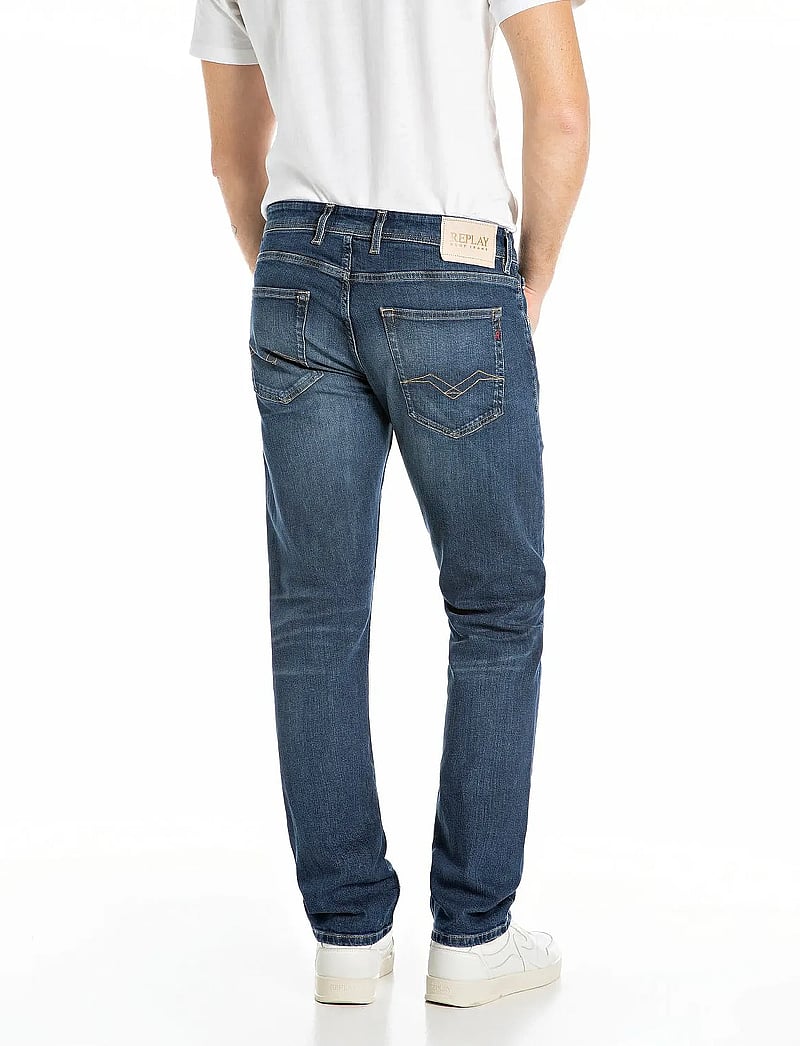 Replay - GROVER Trousers STRAIGHT 573 ECO PLUS - regular jeans - blue - 3
