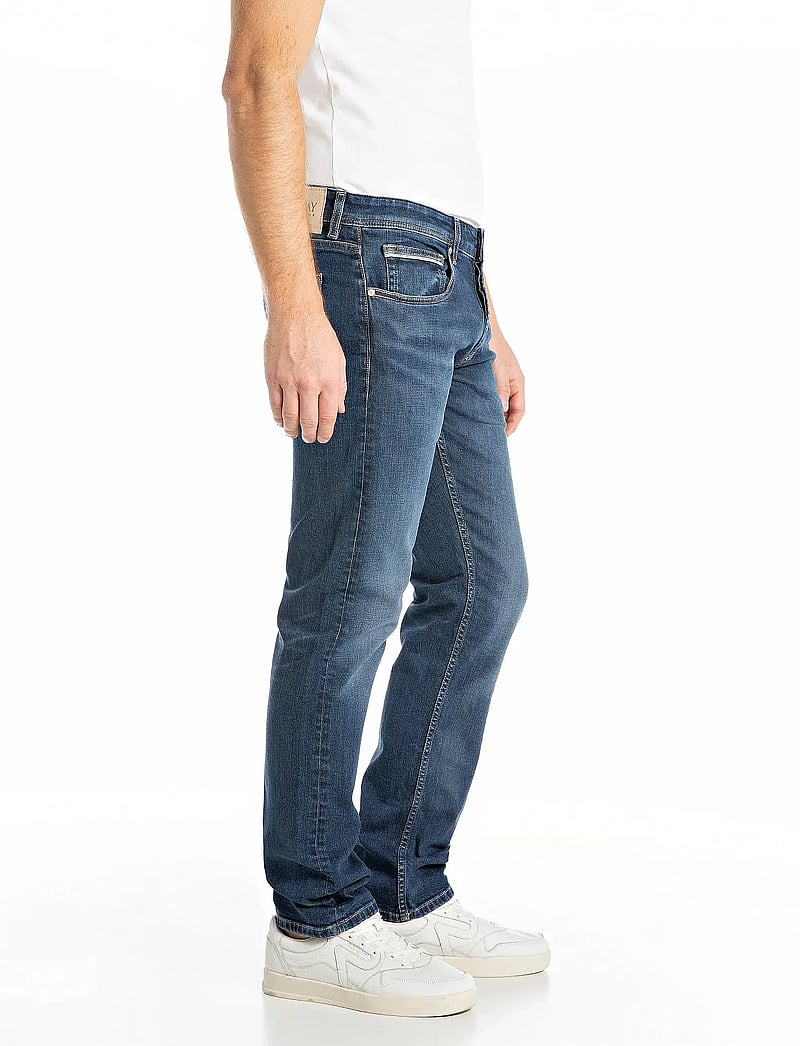 Replay - GROVER Trousers STRAIGHT 573 ECO PLUS - regular jeans - blue - 4