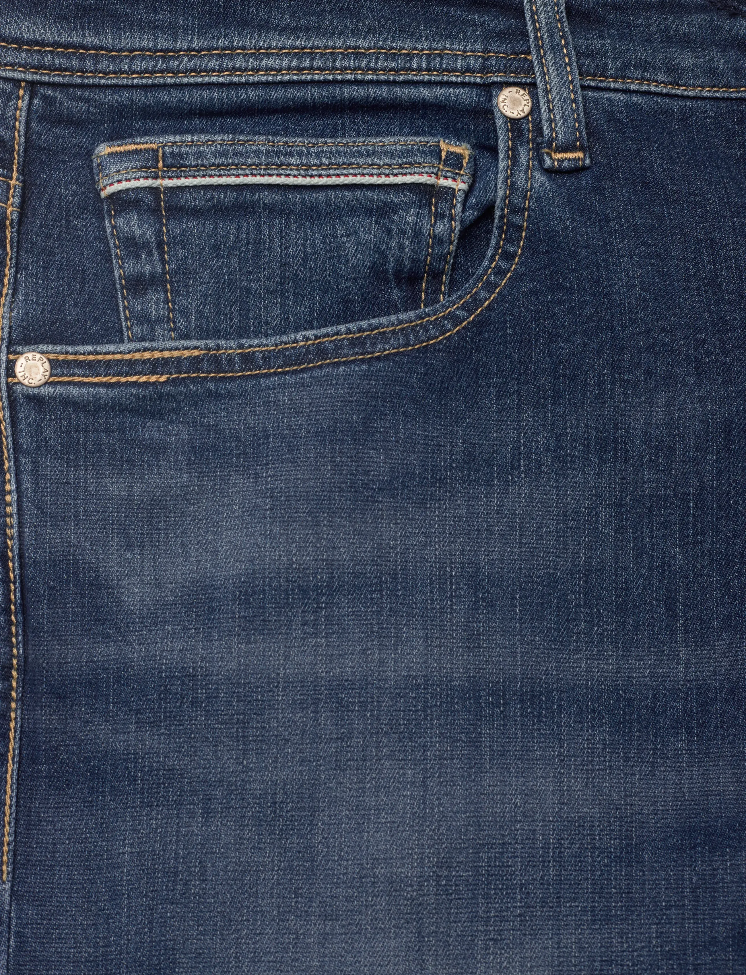 Replay - GROVER Trousers STRAIGHT 573 ECO PLUS - blue - 5