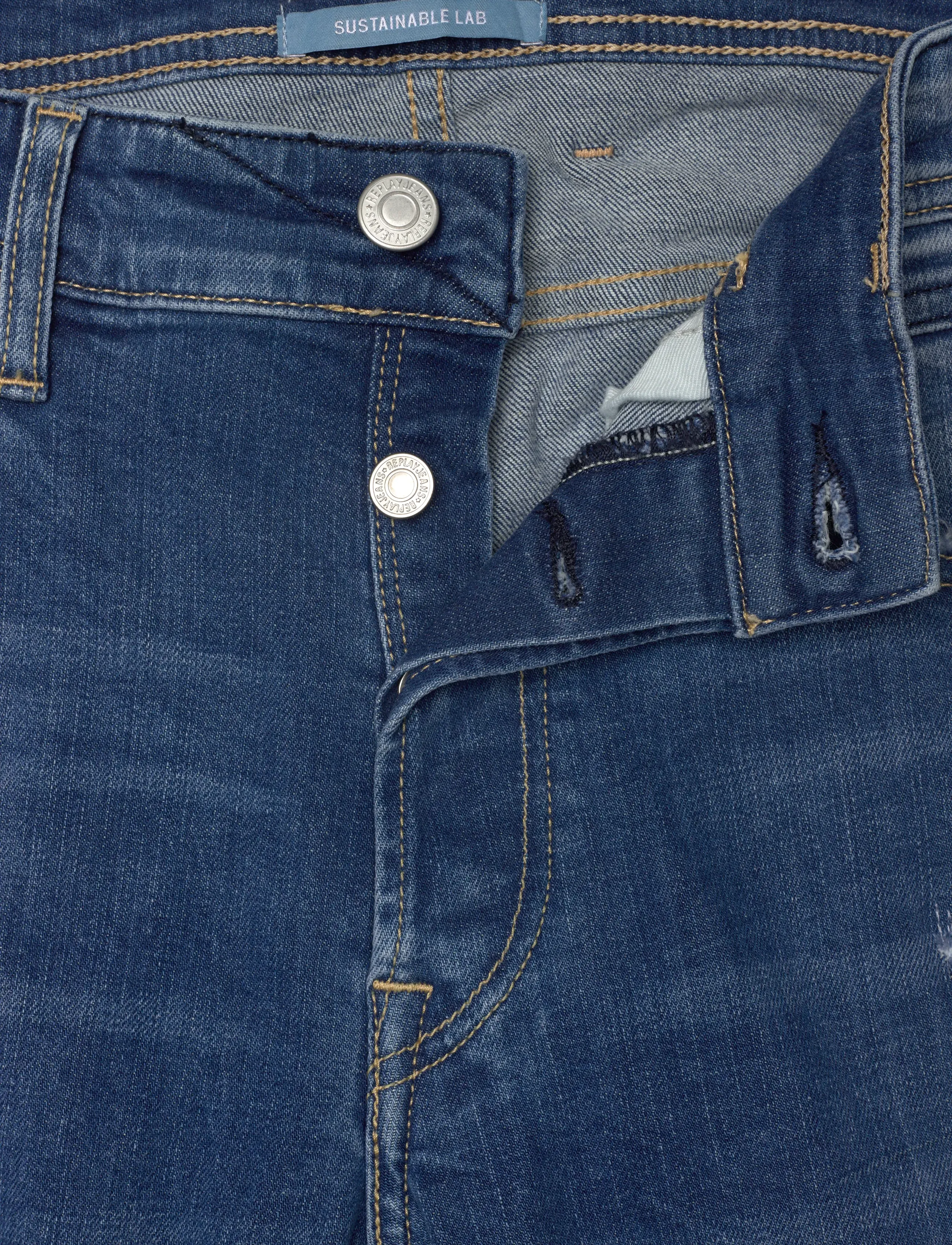 Replay - GROVER Trousers STRAIGHT 573 ECO PLUS - regular jeans - blue - 4