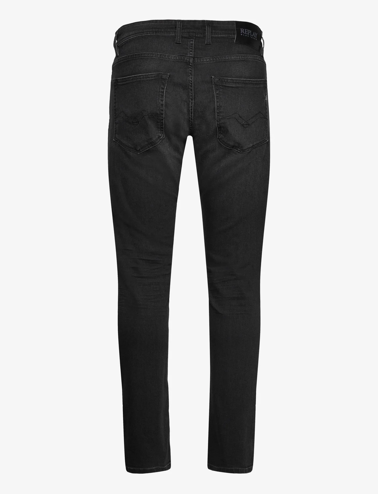 Replay - GROVER Trousers STRAIGHT 573 BIO - regular jeans - black - 1
