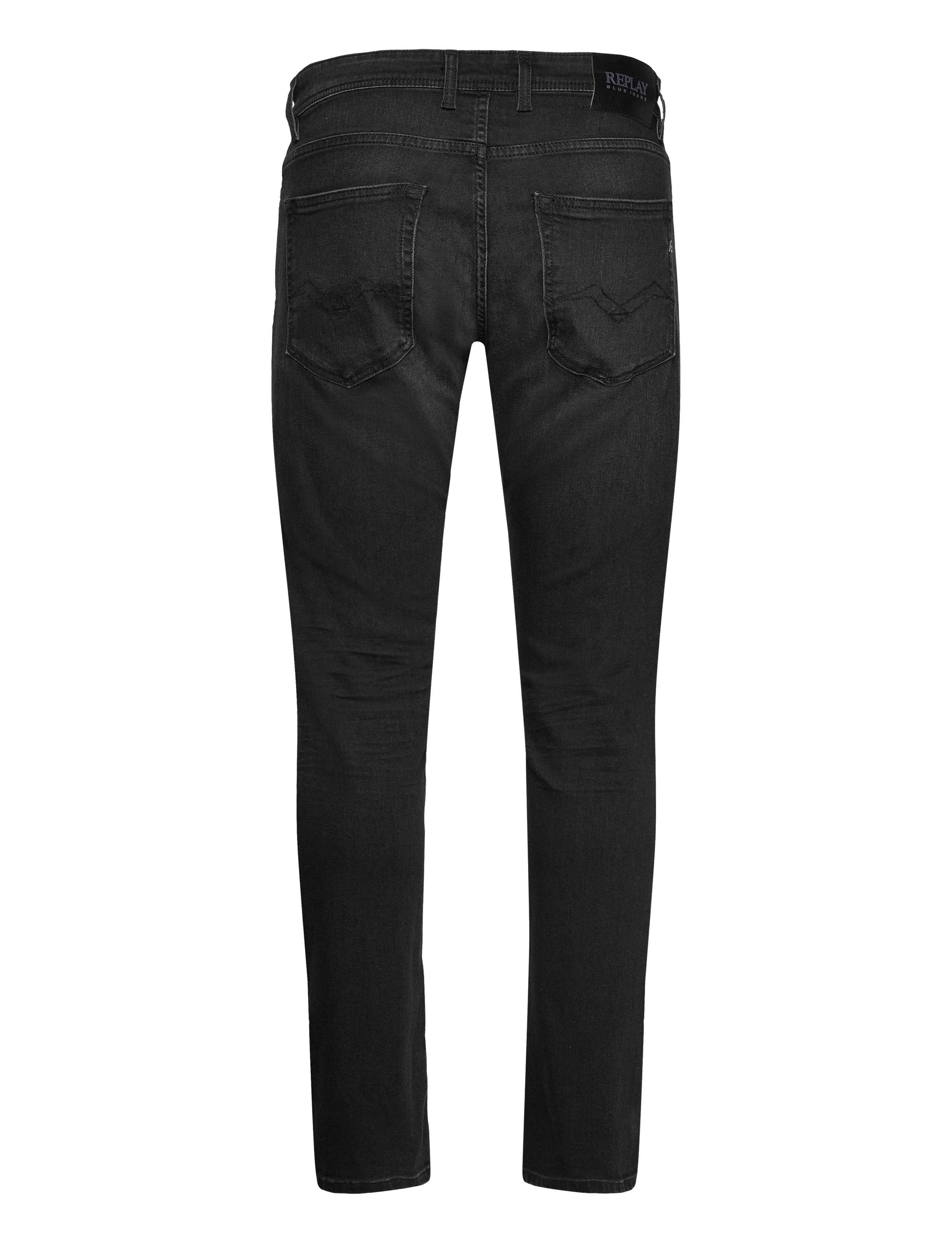 Replay - GROVER Trousers STRAIGHT 573 BIO - black - 1