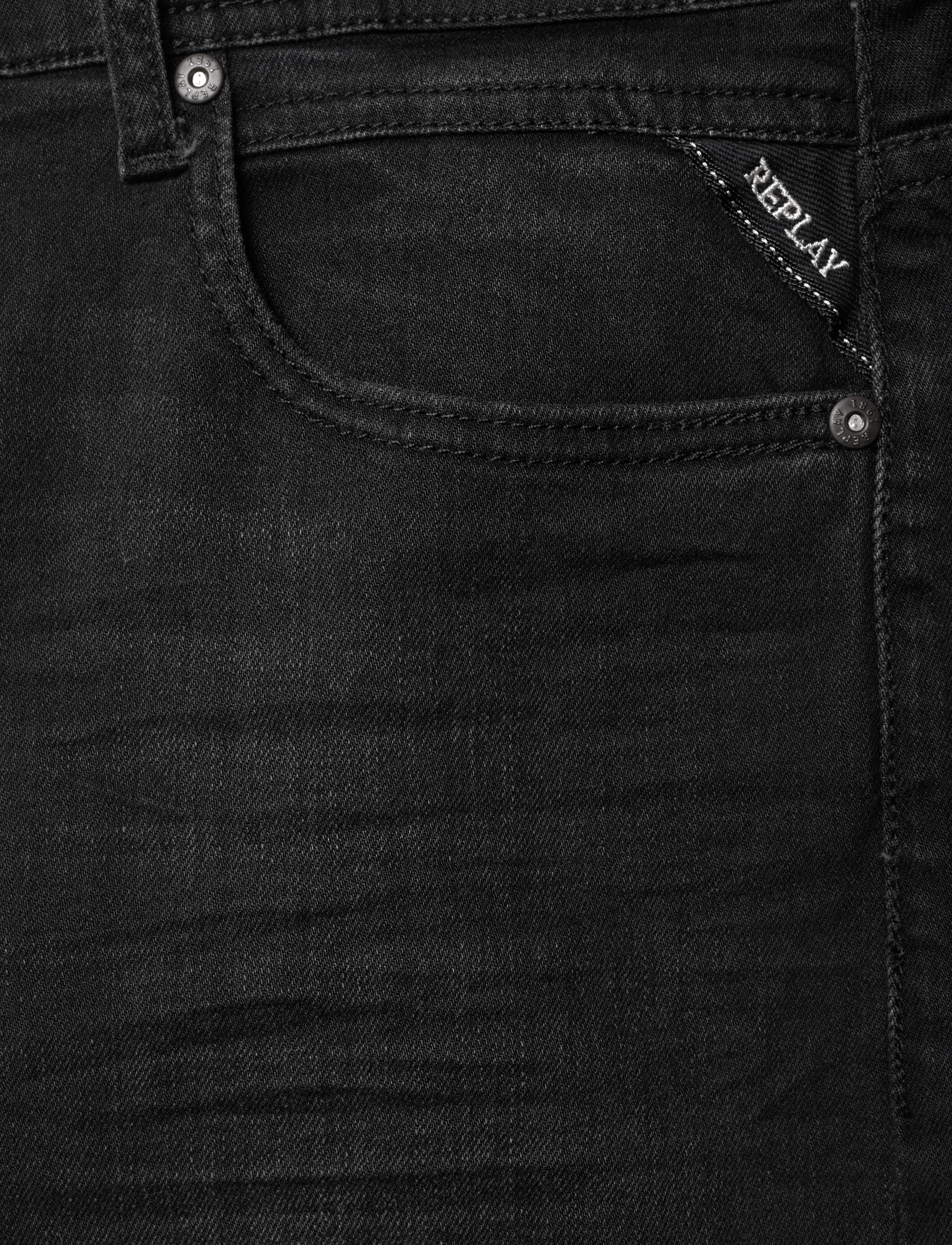 Replay - GROVER Trousers STRAIGHT 573 BIO - black - 2