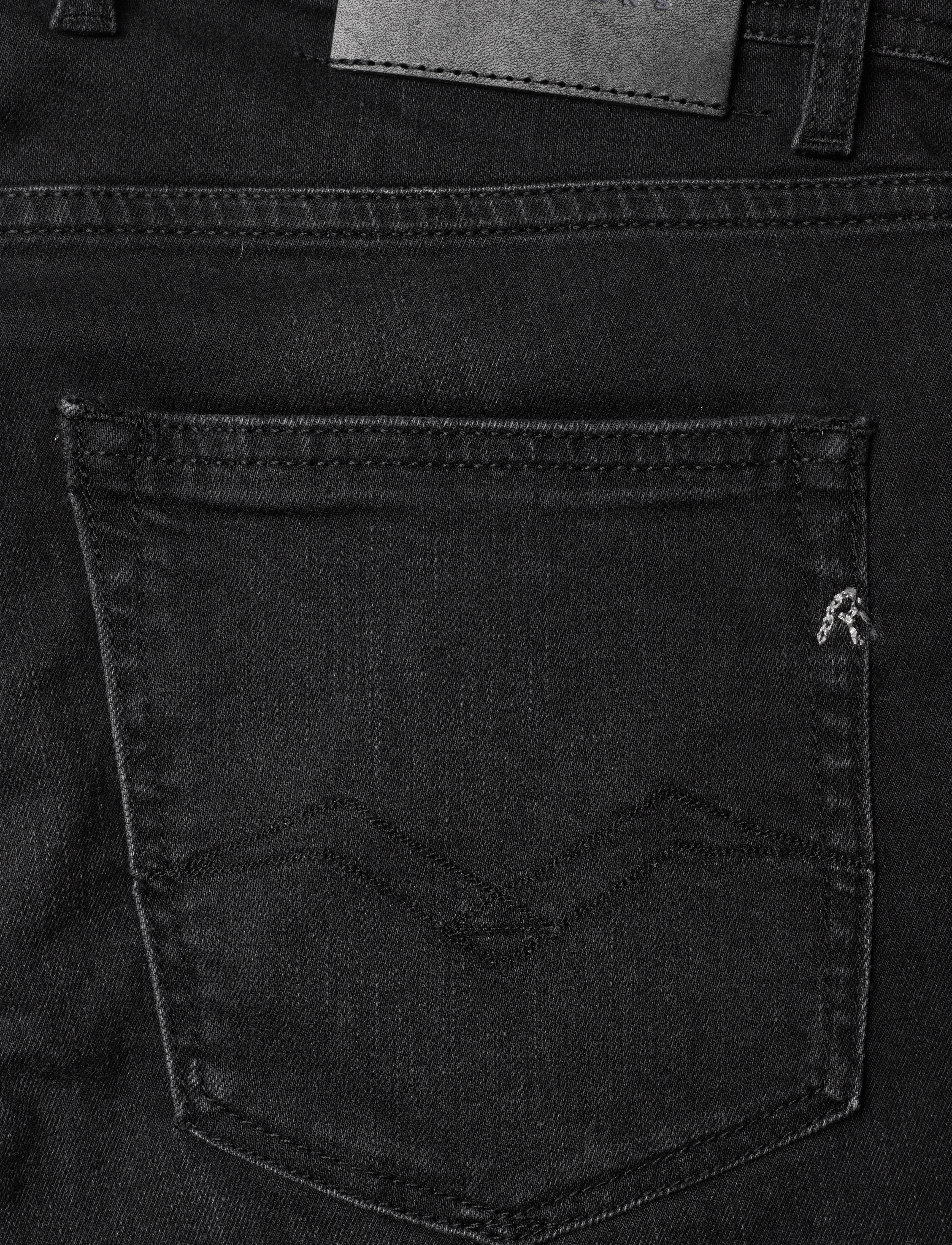 Replay - GROVER Trousers STRAIGHT 573 BIO - black - 4