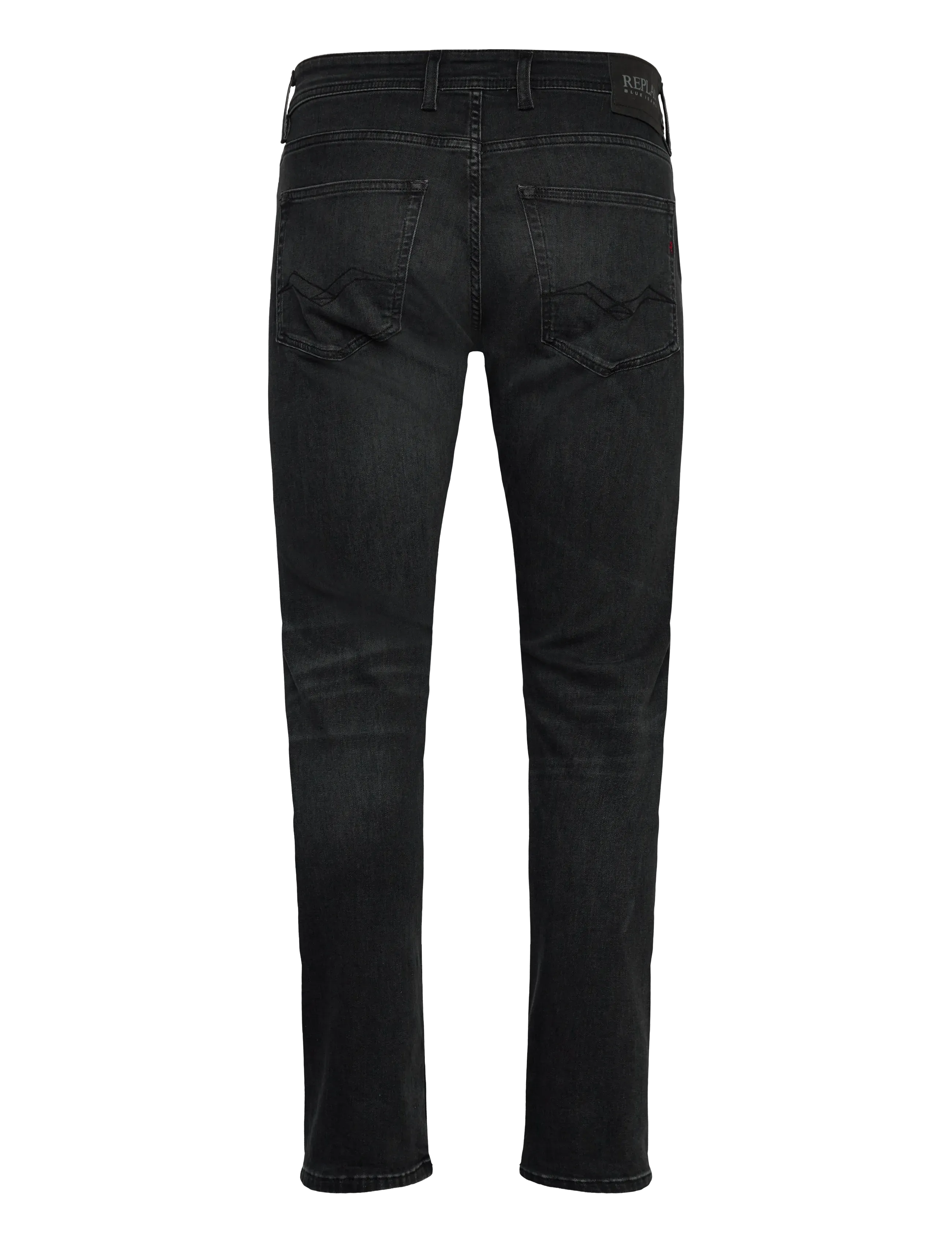 Replay - GROVER Trousers STRAIGHT 573 ECO PLUS,Sustainable - black delavÉ - 2