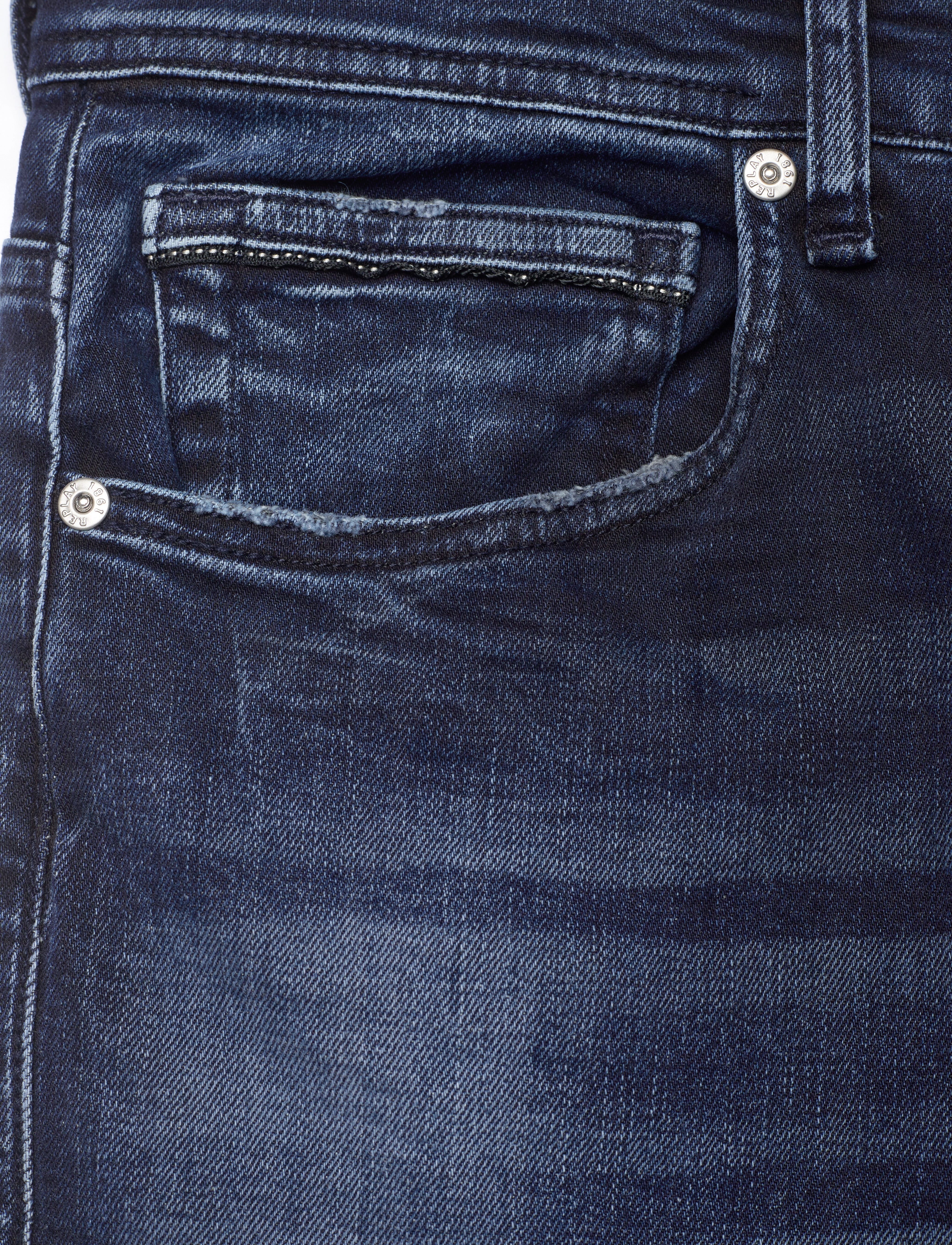 Replay - GROVER Trousers STRAIGHT 573 ONLINE - blue - 2