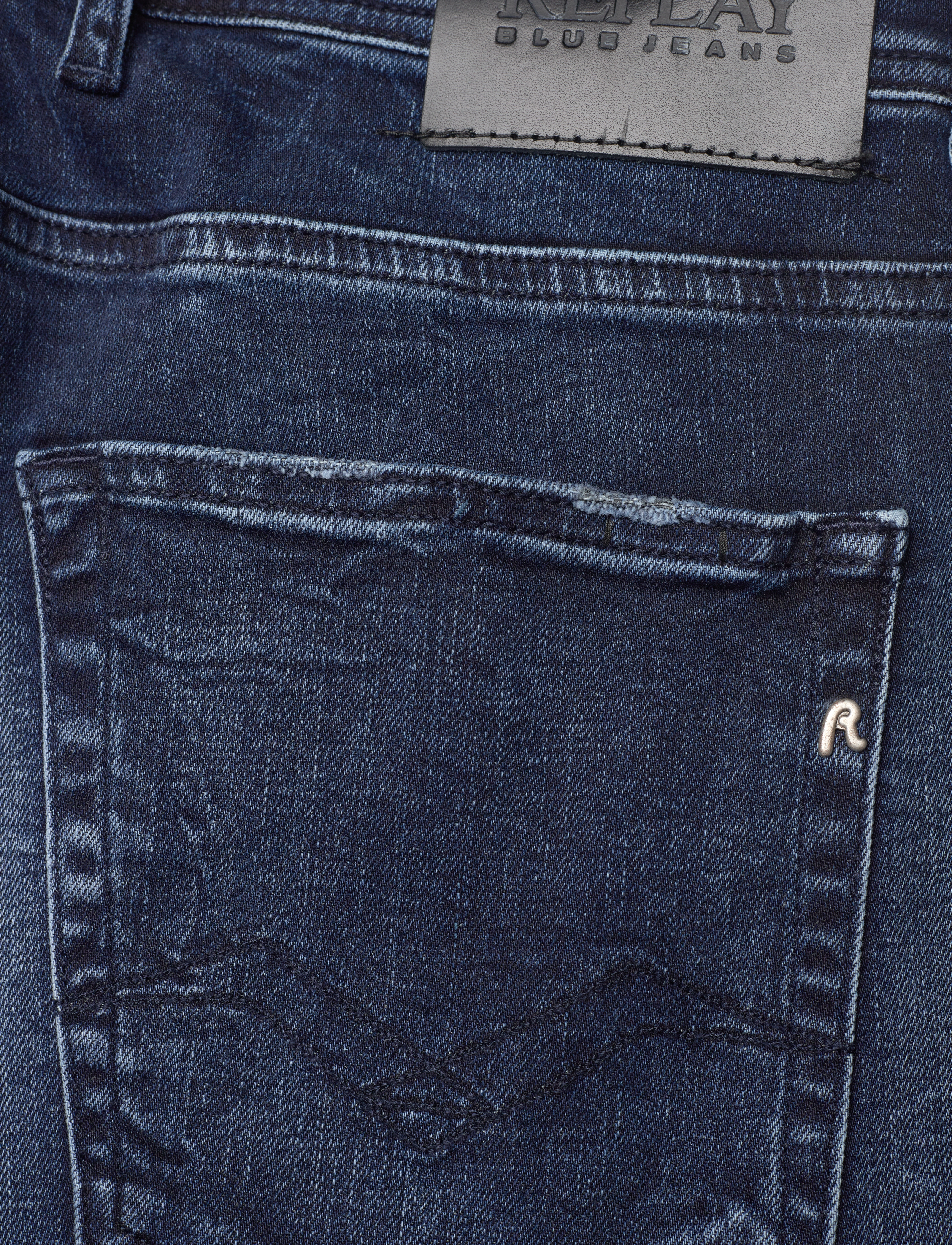 Replay - GROVER Trousers STRAIGHT 573 ONLINE - blue - 4