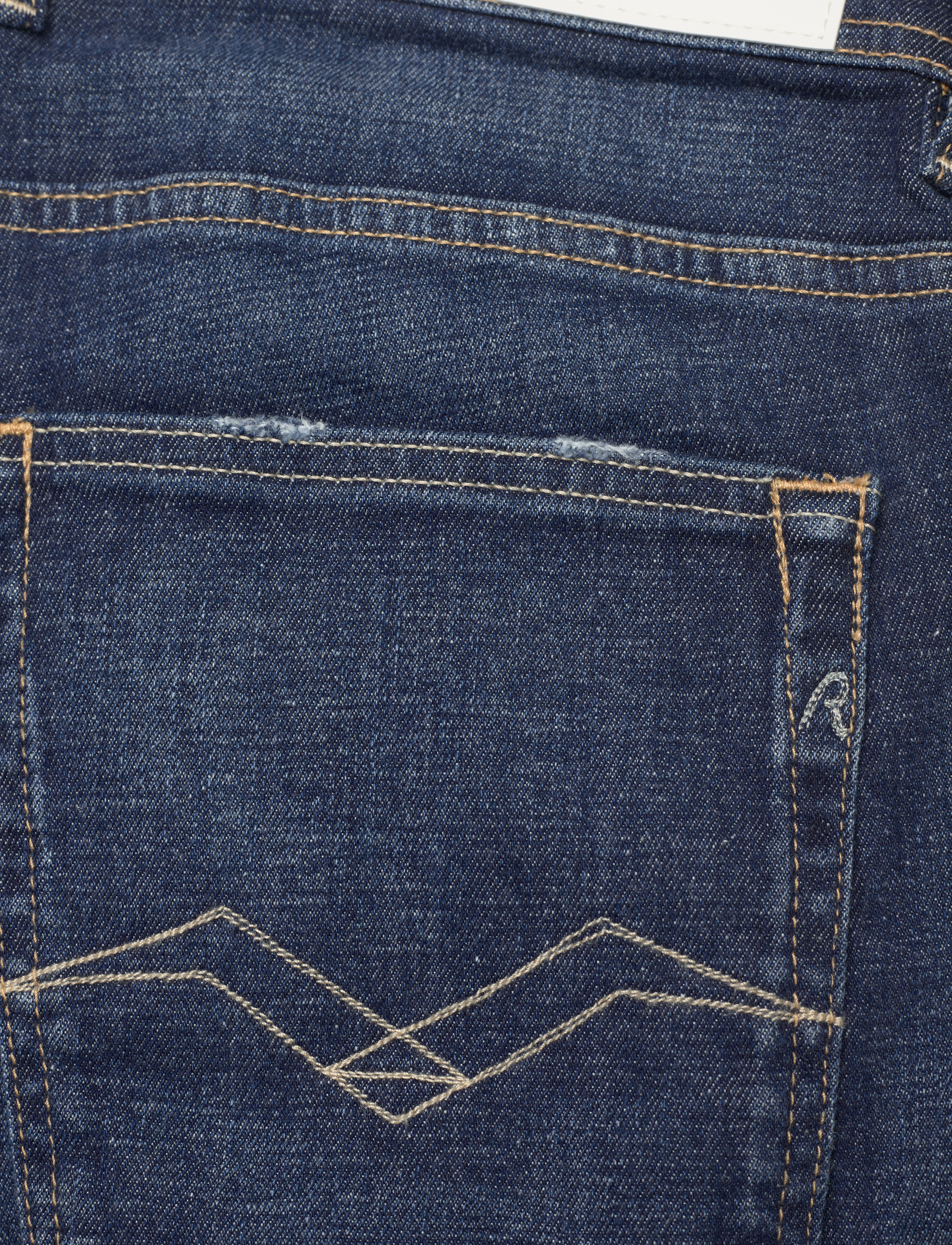 Replay - GROVER Trousers STRAIGHT RECYCLED 360 - blue - 4
