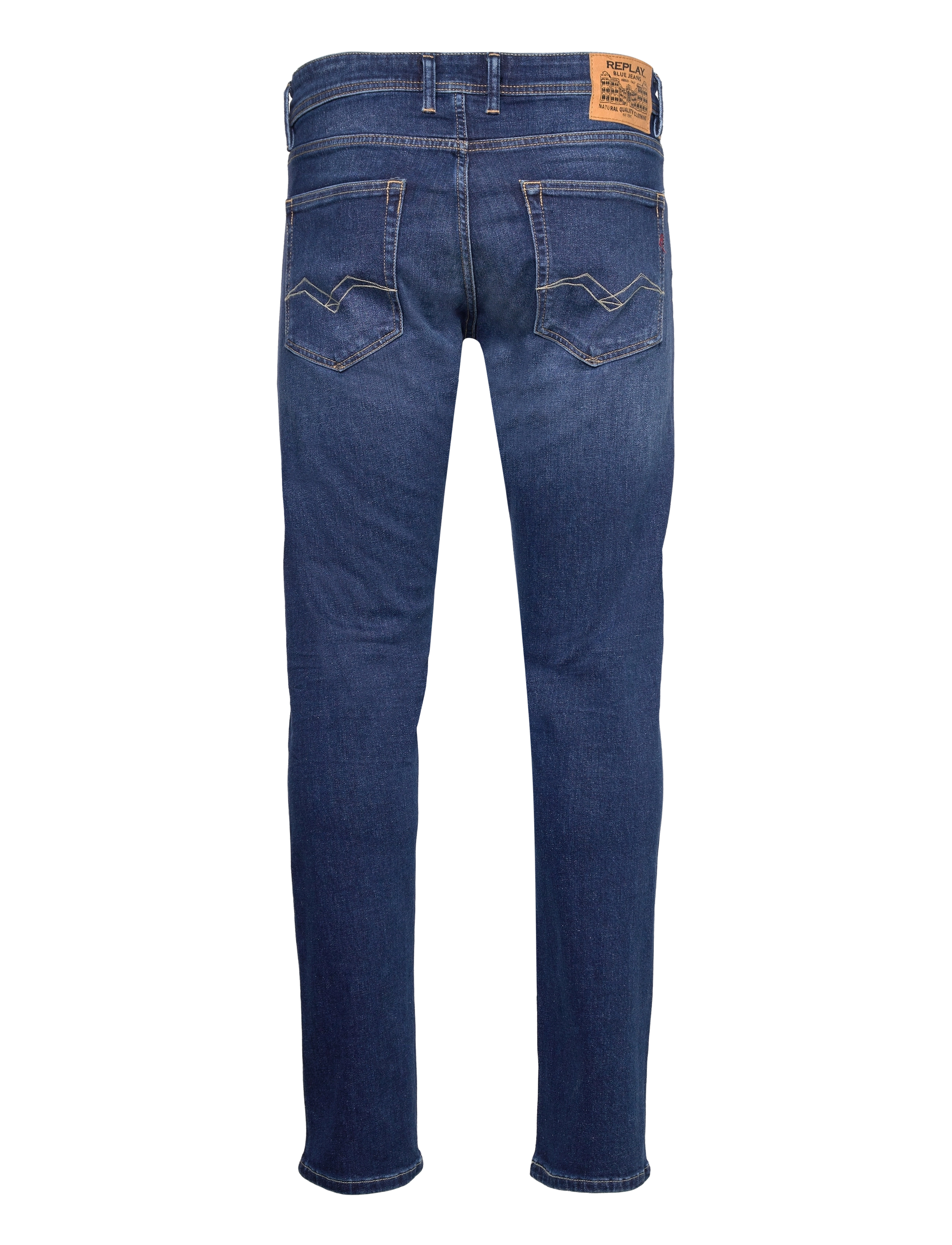 Replay - GROVER Trousers STRAIGHT 99 Denim - blue - 1