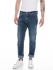 Replay - GROVER Trousers STRAIGHT 99 Denim - slim fit -farkut - blue - 5