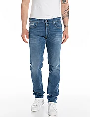 Replay - GROVER Trousers STRAIGHT 99 Denim - džinsa bikses ar tievām starām - blue - 2