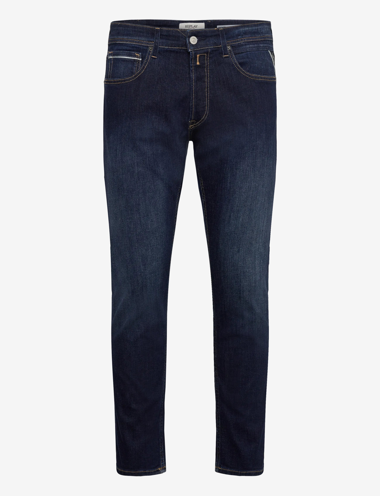 Replay - GROVER Trousers STRAIGHT 99 Denim - slim jeans - blue - 1