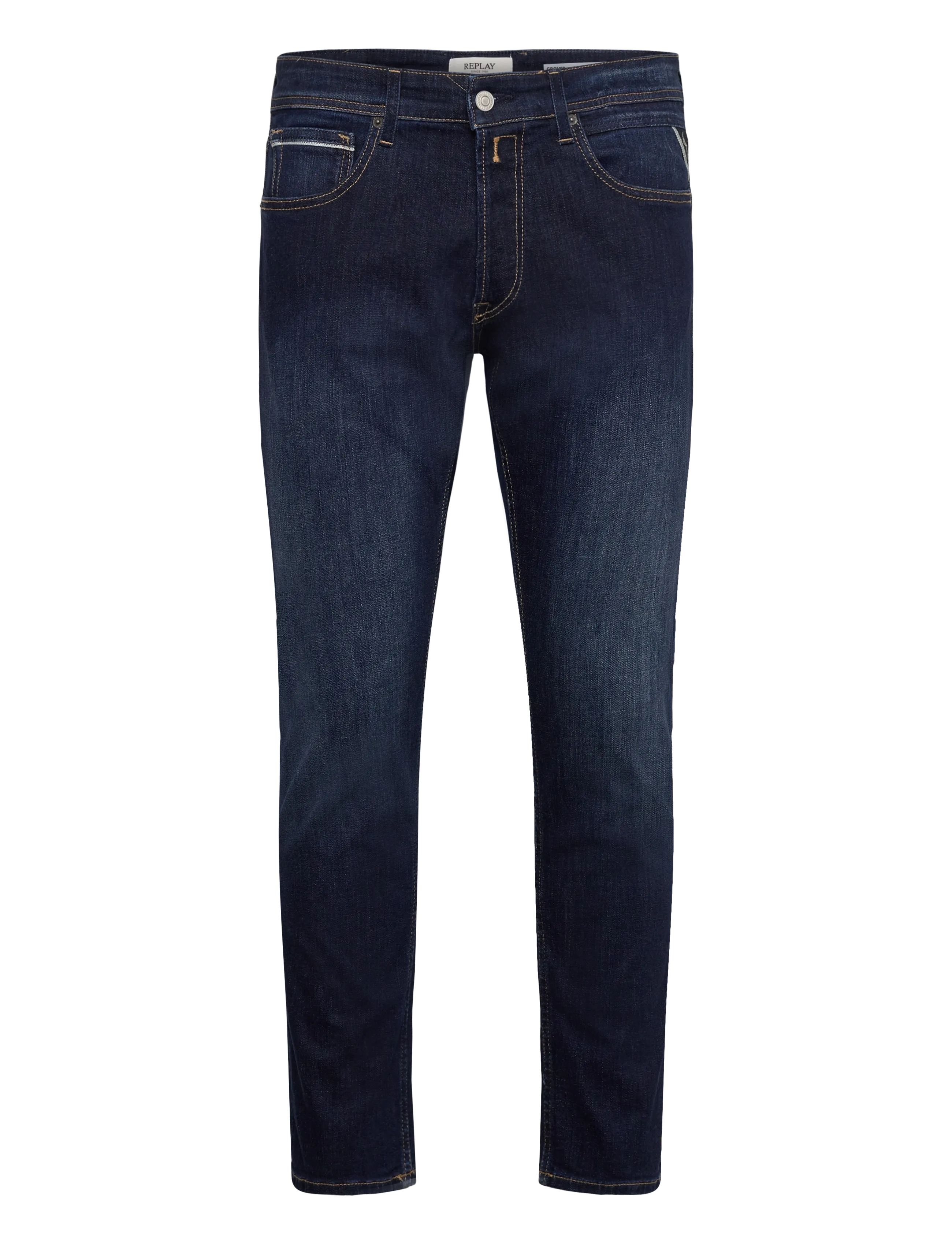 Replay - GROVER Trousers STRAIGHT 99 Denim - blue - 1