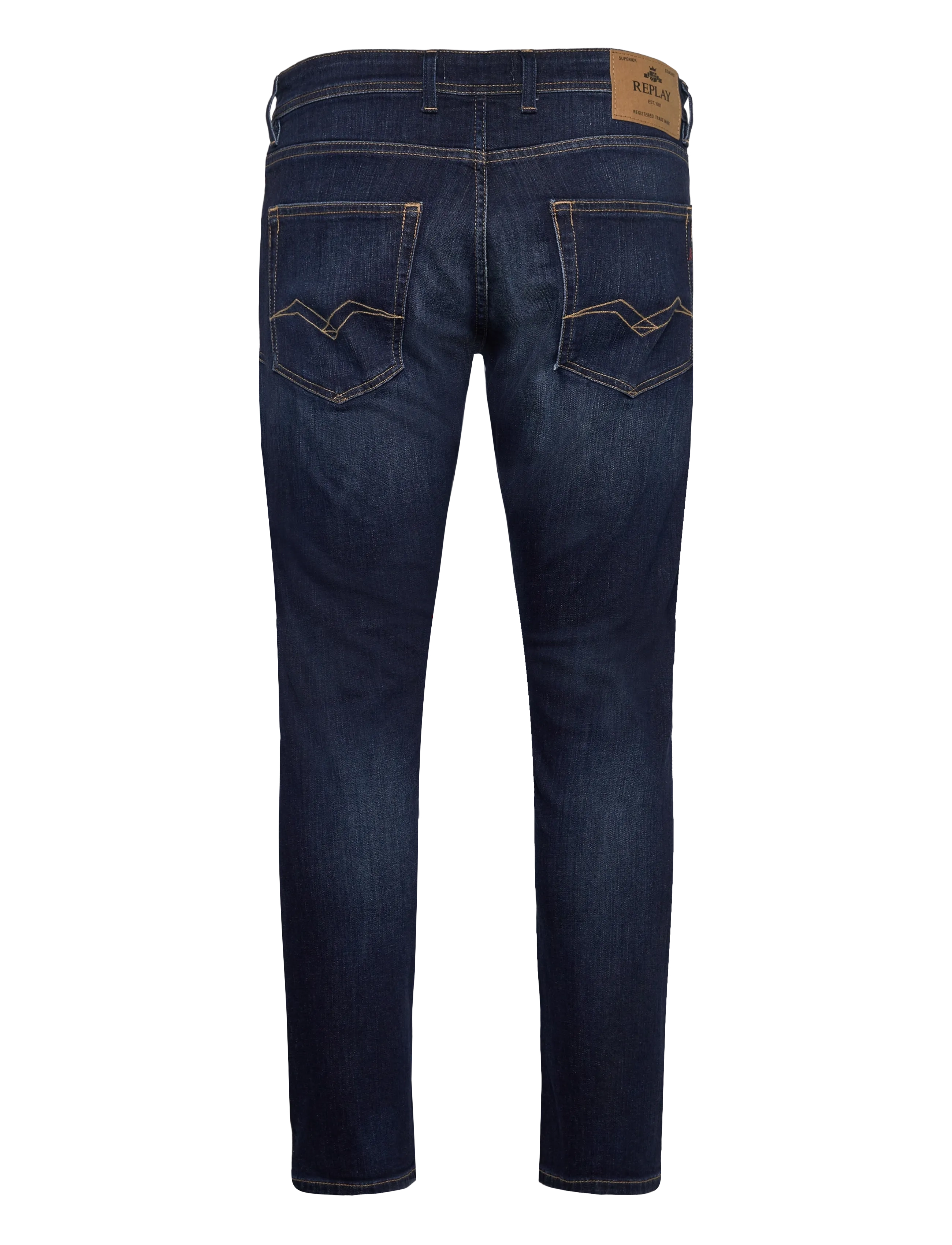 Replay - GROVER Trousers STRAIGHT 99 Denim - blue - 2