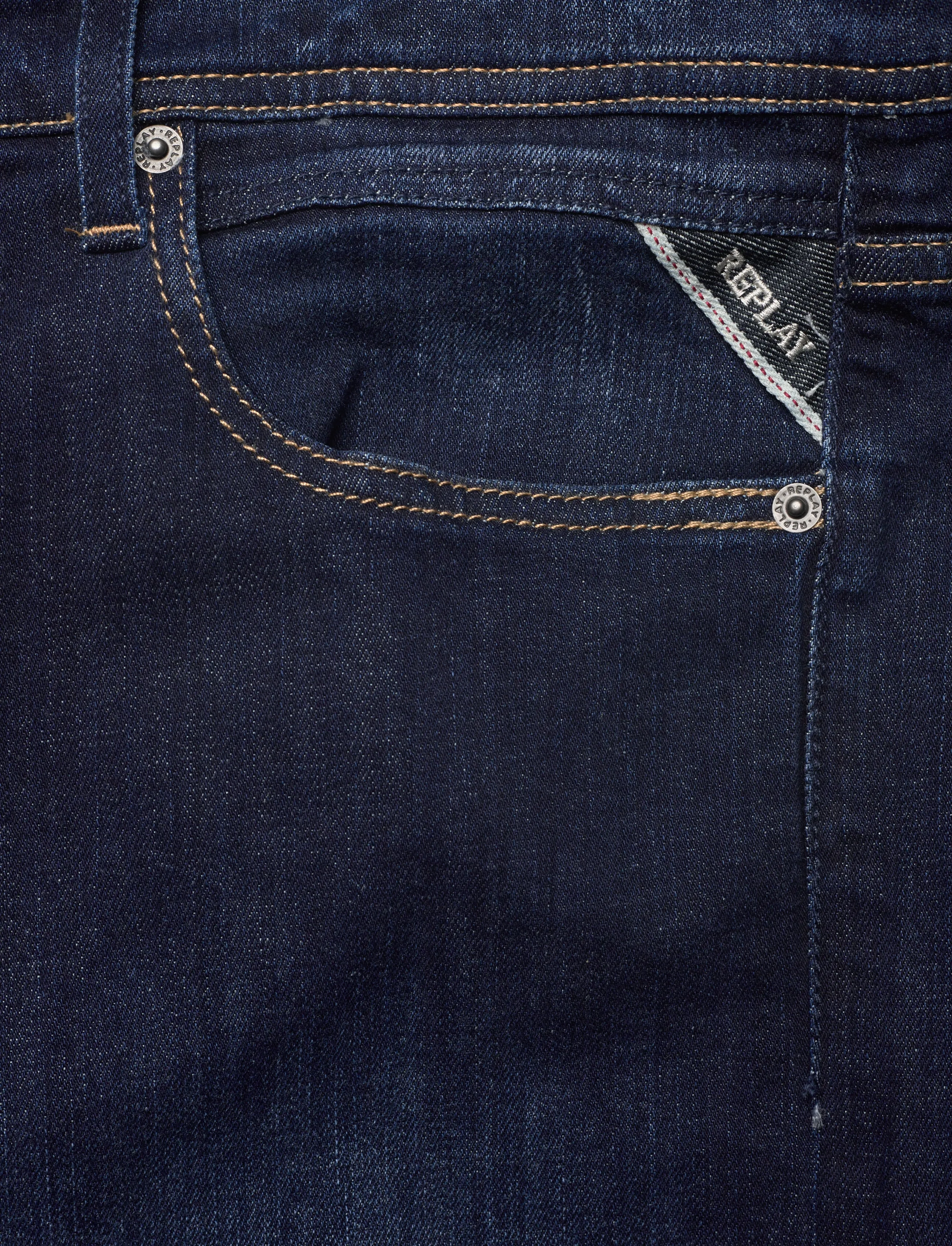 Replay - GROVER Trousers STRAIGHT 99 Denim - blue - 5