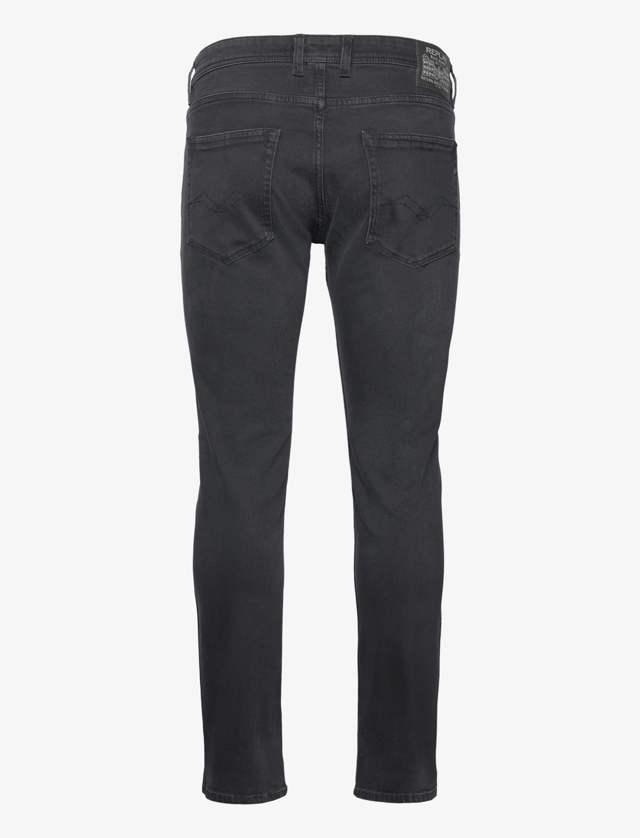 Replay - GROVER Trousers STRAIGHT 99 Denim - kitsad teksad - black - 1