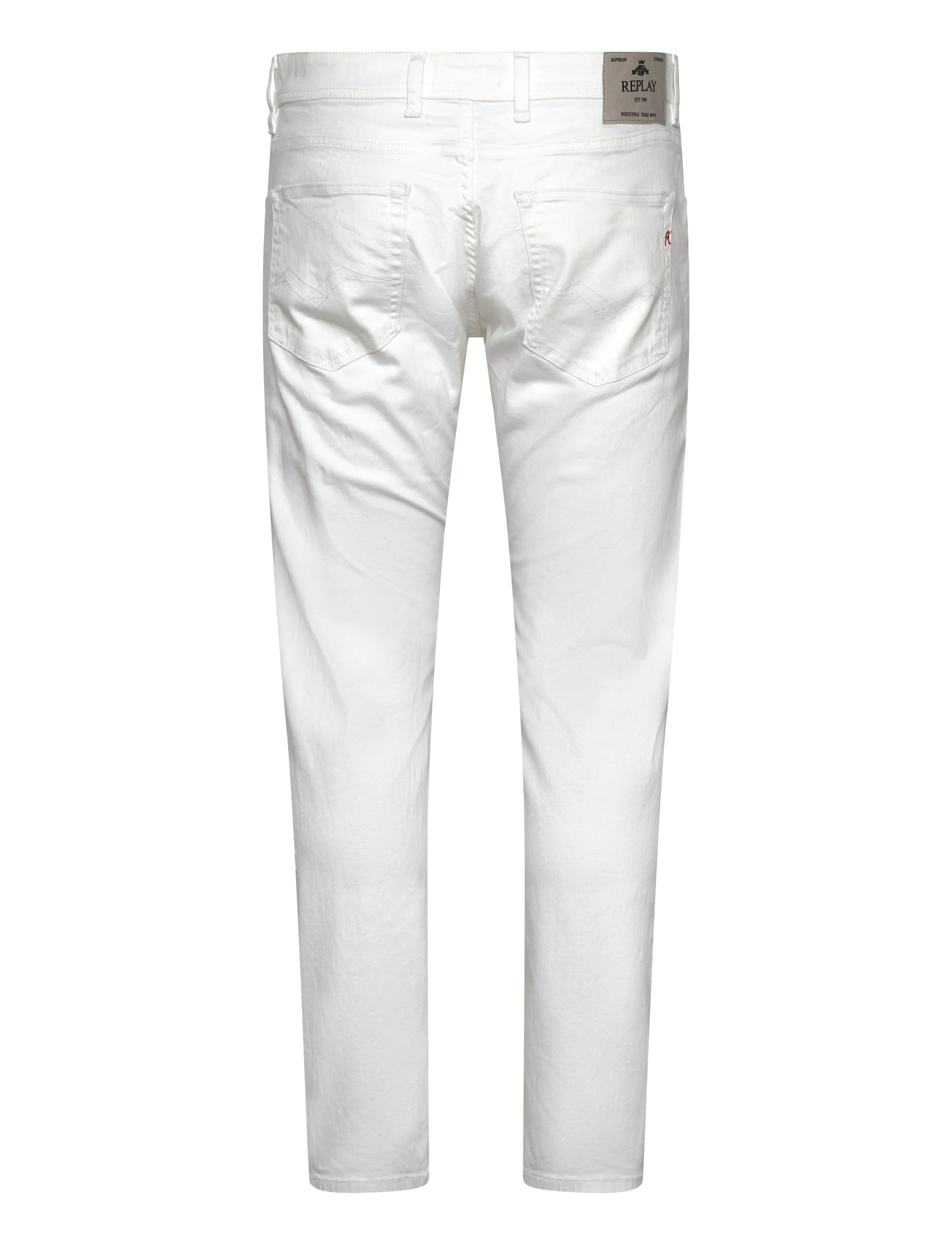 Replay - GROVER Trousers STRAIGHT - bukser & jeans - white - 2