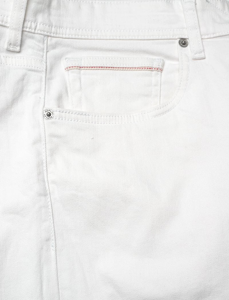 Replay - GROVER Trousers STRAIGHT - regular jeans - white - 5