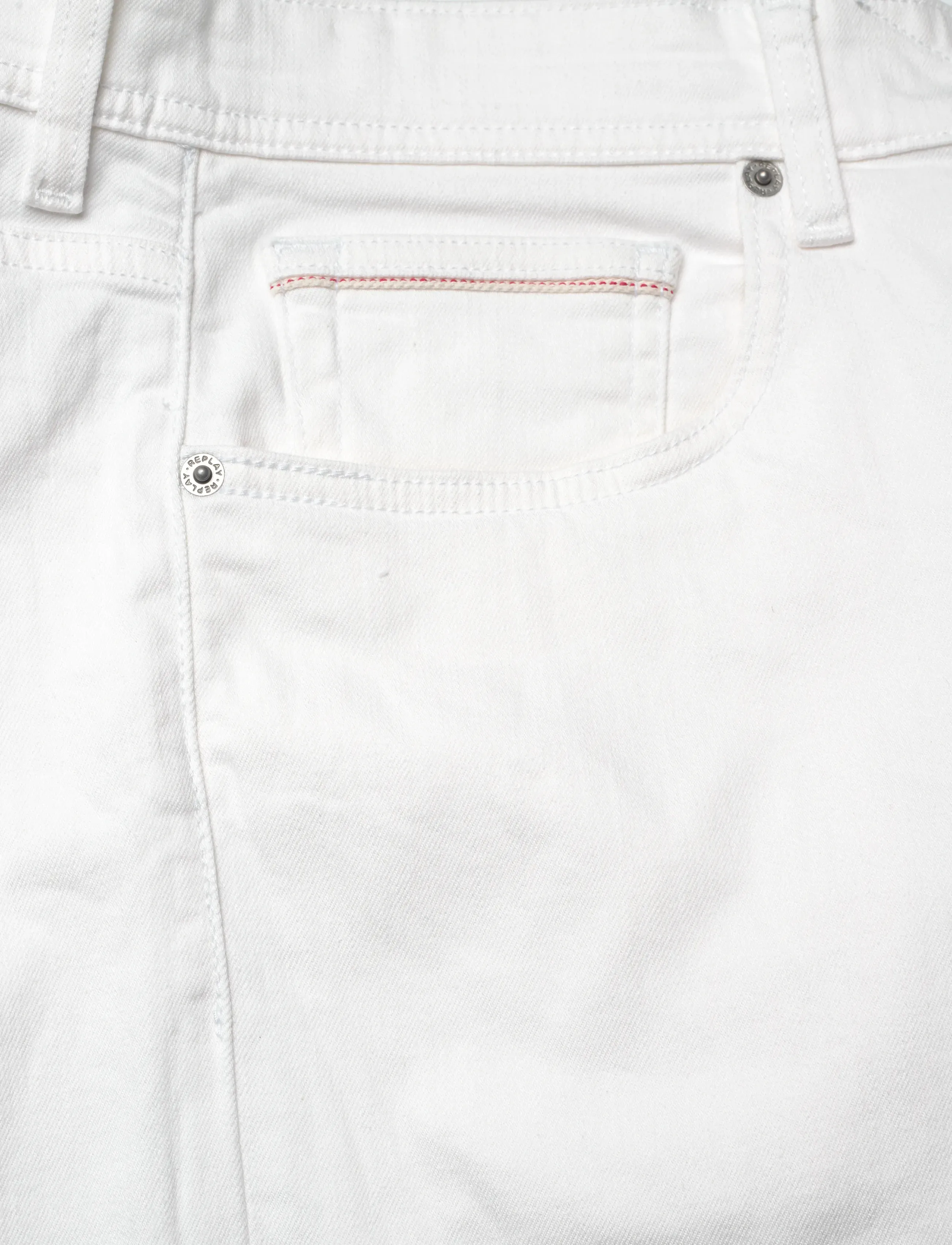 Replay - GROVER Trousers STRAIGHT - bukser & jeans - white - 5