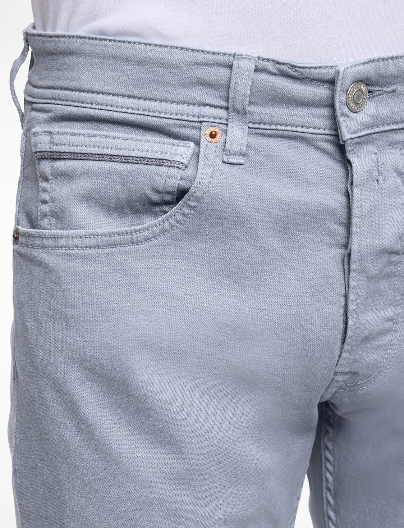 Replay - GROVER Trousers STRAIGHT - regular jeans - grey - 5