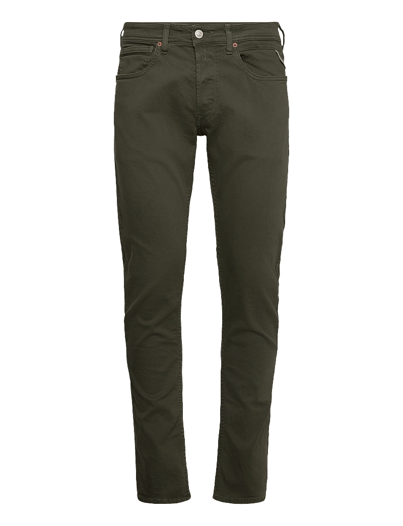 Replay - GROVER Trousers STRAIGHT - regular jeans - military green - 1