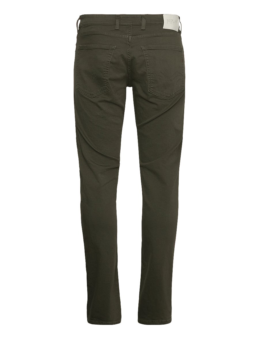 Replay - GROVER Trousers STRAIGHT - regular jeans - military green - 2