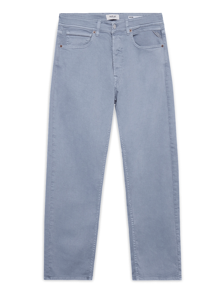Replay - GROVER Trousers STRAIGHT - regular jeans - perwinkle - 1