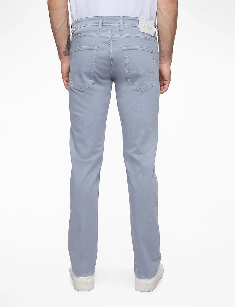 Replay - GROVER Trousers STRAIGHT - regular jeans - perwinkle - 4