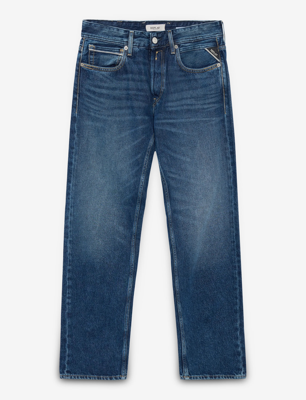 Replay - GROVER Trousers STRAIGHT 99 Denim - dark blue - 2