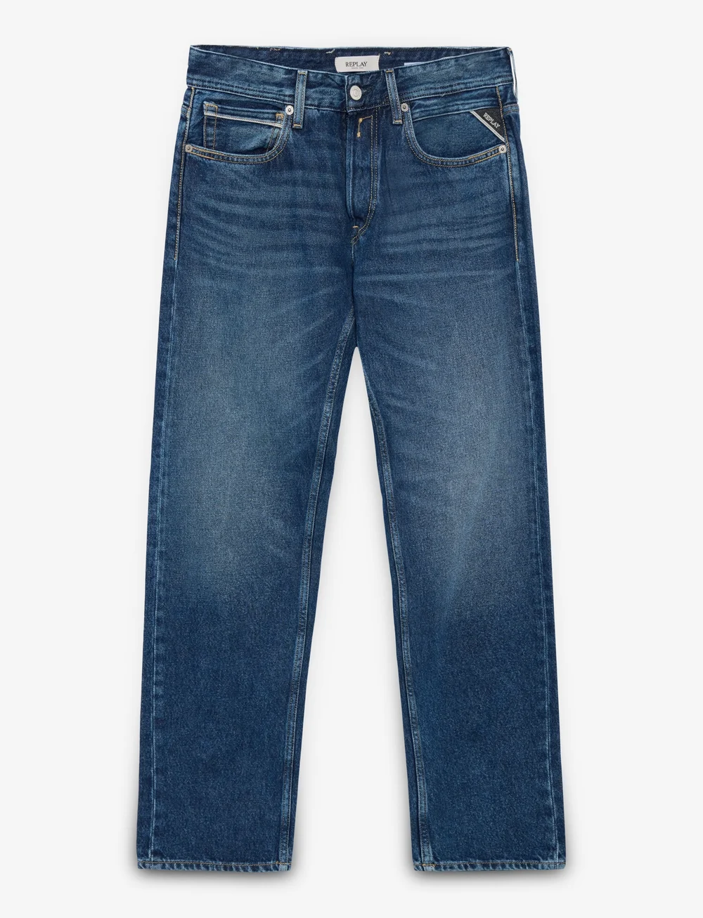 Replay - GROVER Trousers STRAIGHT 99 Denim - regular jeans - dark blue - 2