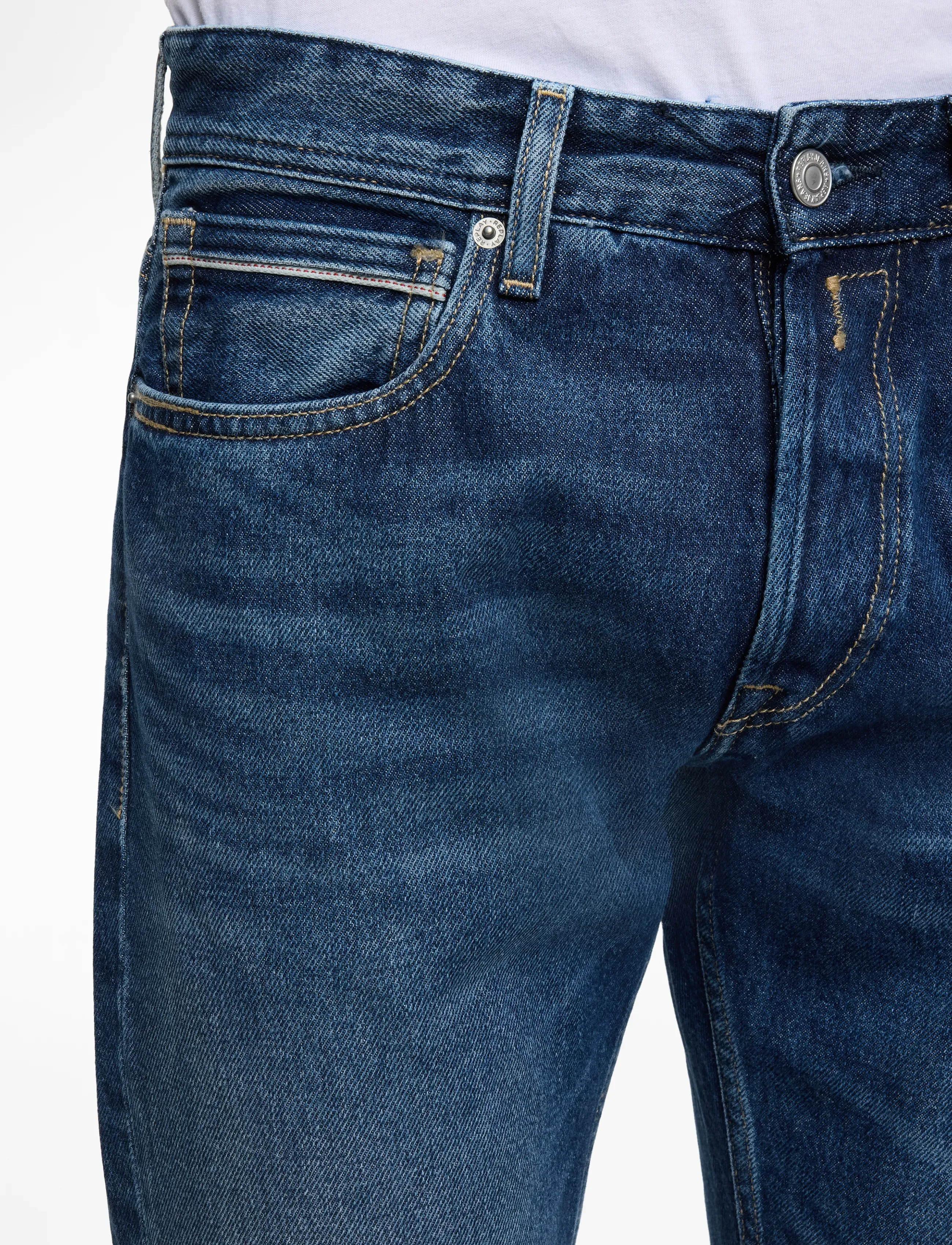 REPLAY Grover Trousers Straight 99 Denim jeans herr – bild 7