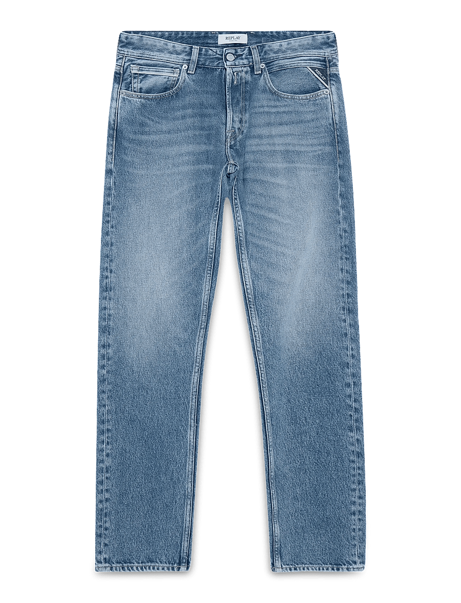 Replay - GROVER Trousers STRAIGHT 99 Denim - normale jeans - blue - 1