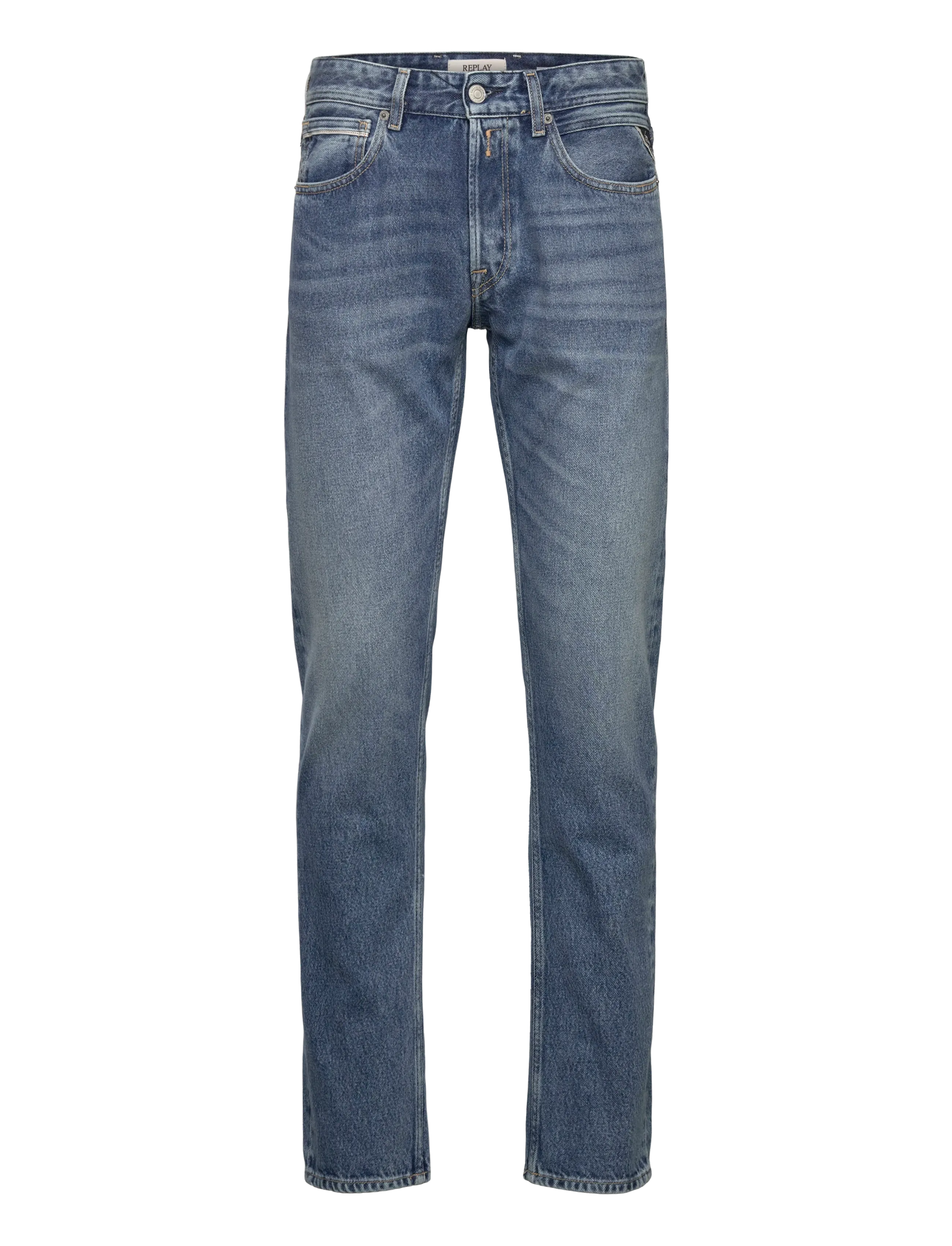 Replay - GROVER Trousers STRAIGHT 99 Denim - medium blue - 2