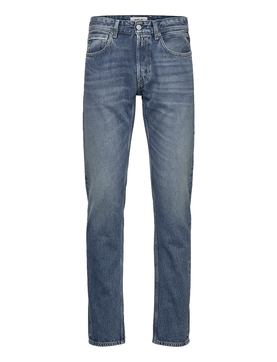 Replay - GROVER Trousers STRAIGHT 99 Denim - normale jeans - medium blue - 2