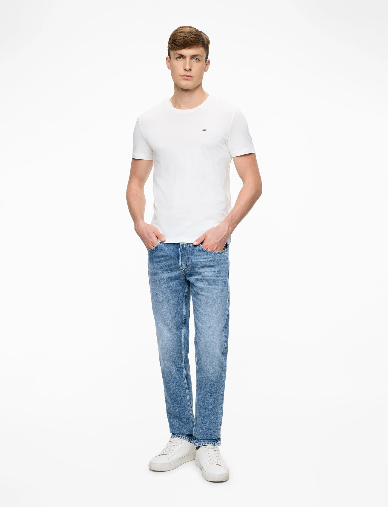 Replay - GROVER Trousers STRAIGHT 99 Denim - regular jeans - medium blue - 2