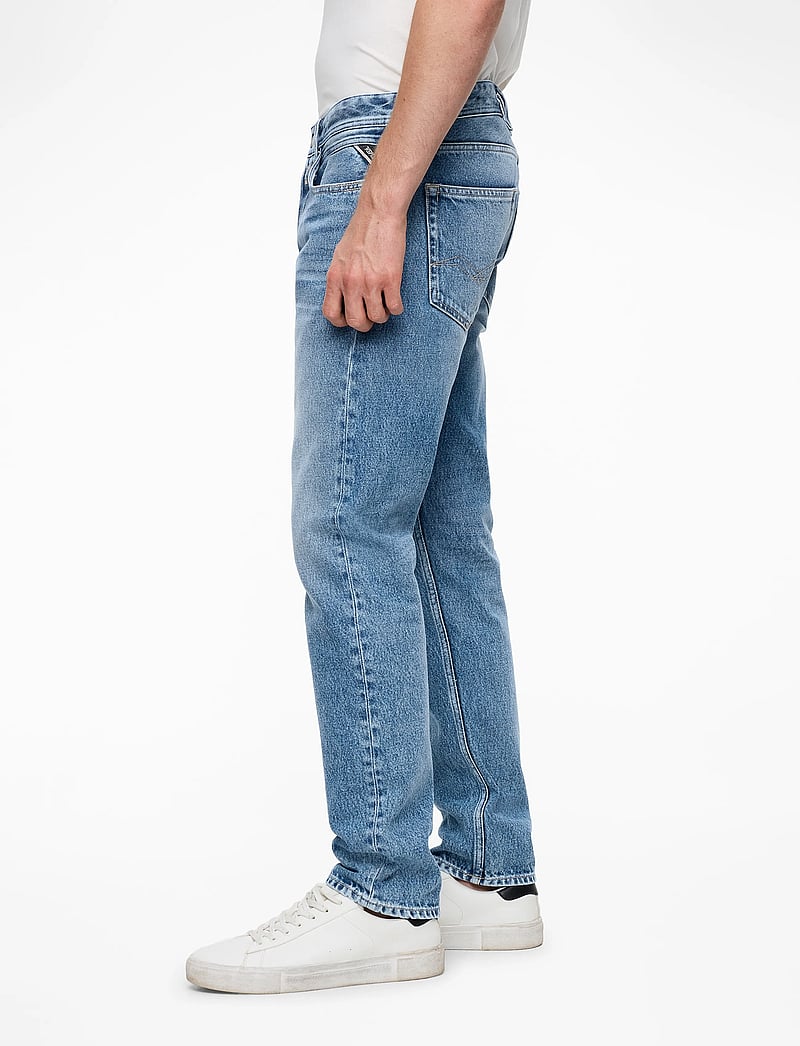 Replay - GROVER Trousers STRAIGHT 99 Denim - regular jeans - medium blue - 3