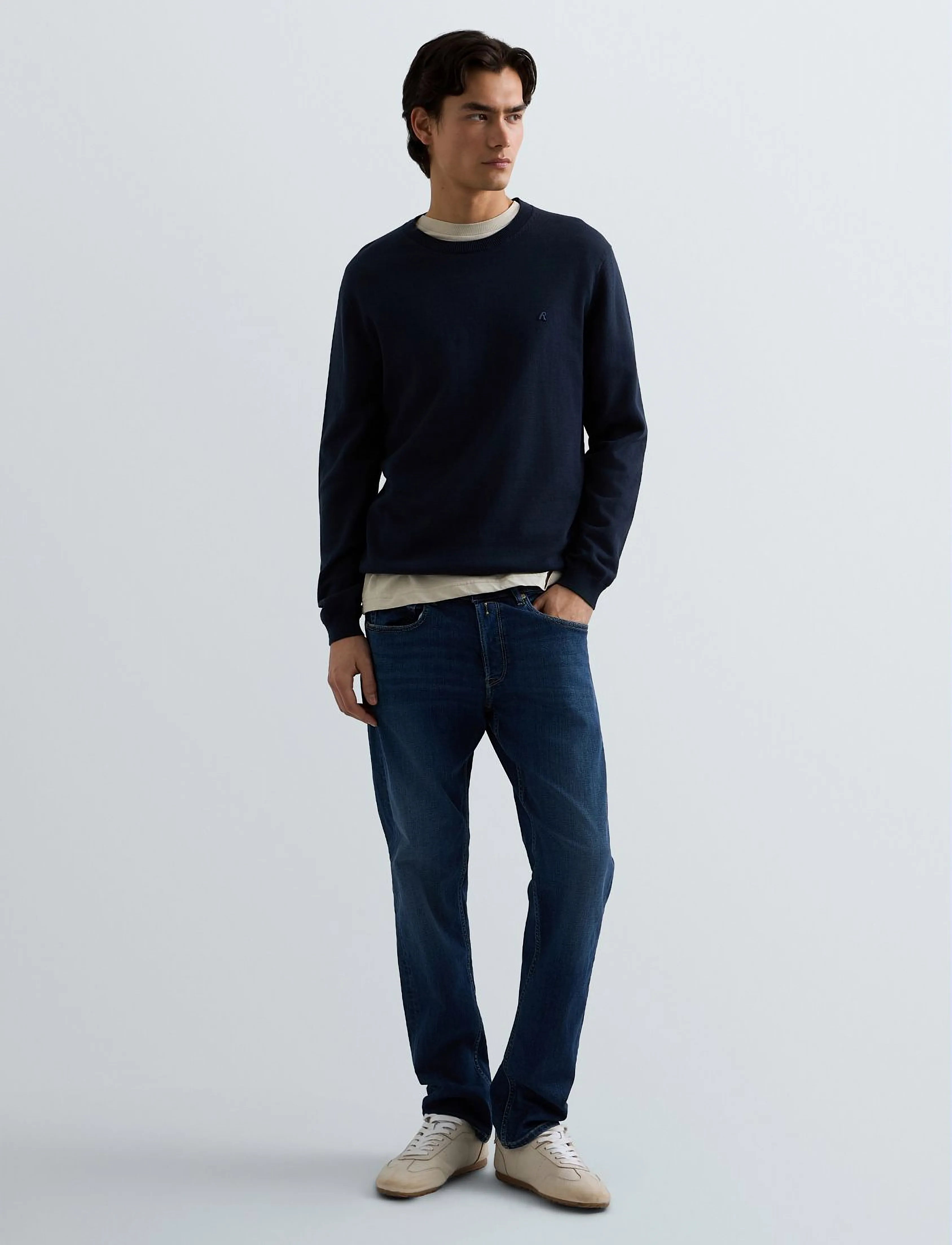 Replay - GROVER Trousers STRAIGHT 573 ECO PLUS,Sustainable - regular jeans - blue - 4