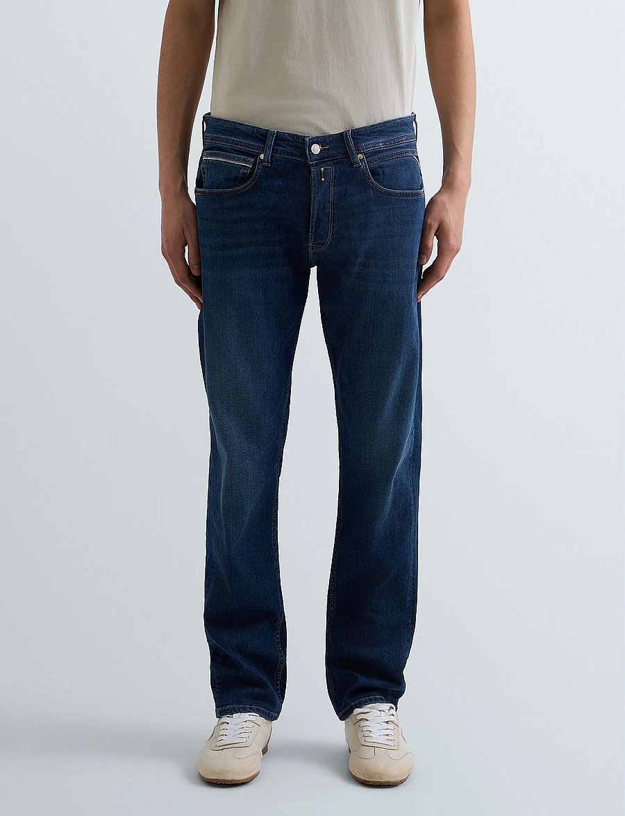 Replay - GROVER Trousers STRAIGHT 573 ECO PLUS,Sustainable - regular jeans - blue - 5