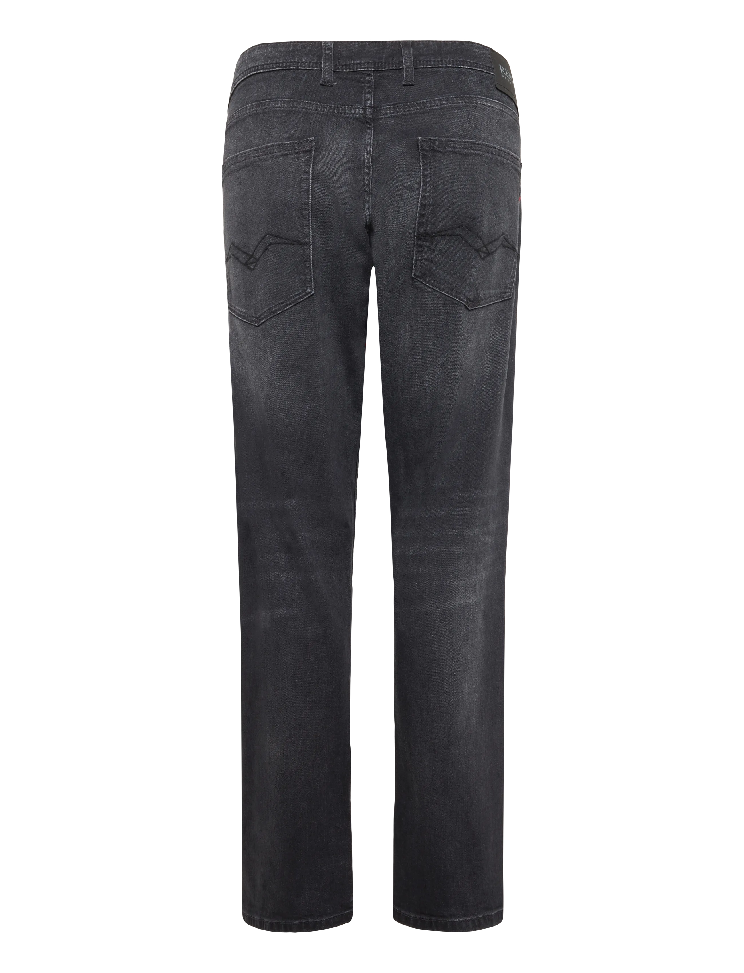 Replay - GROVER Trousers STRAIGHT 573 ECO PLUS,Sustainable - regular jeans - black delavÉ - 2
