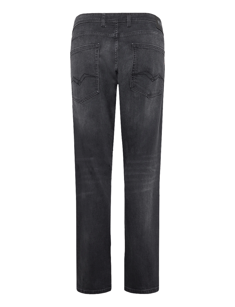Replay - GROVER Trousers STRAIGHT 573 ECO PLUS,Sustainable - regular jeans - black delavÉ - 2