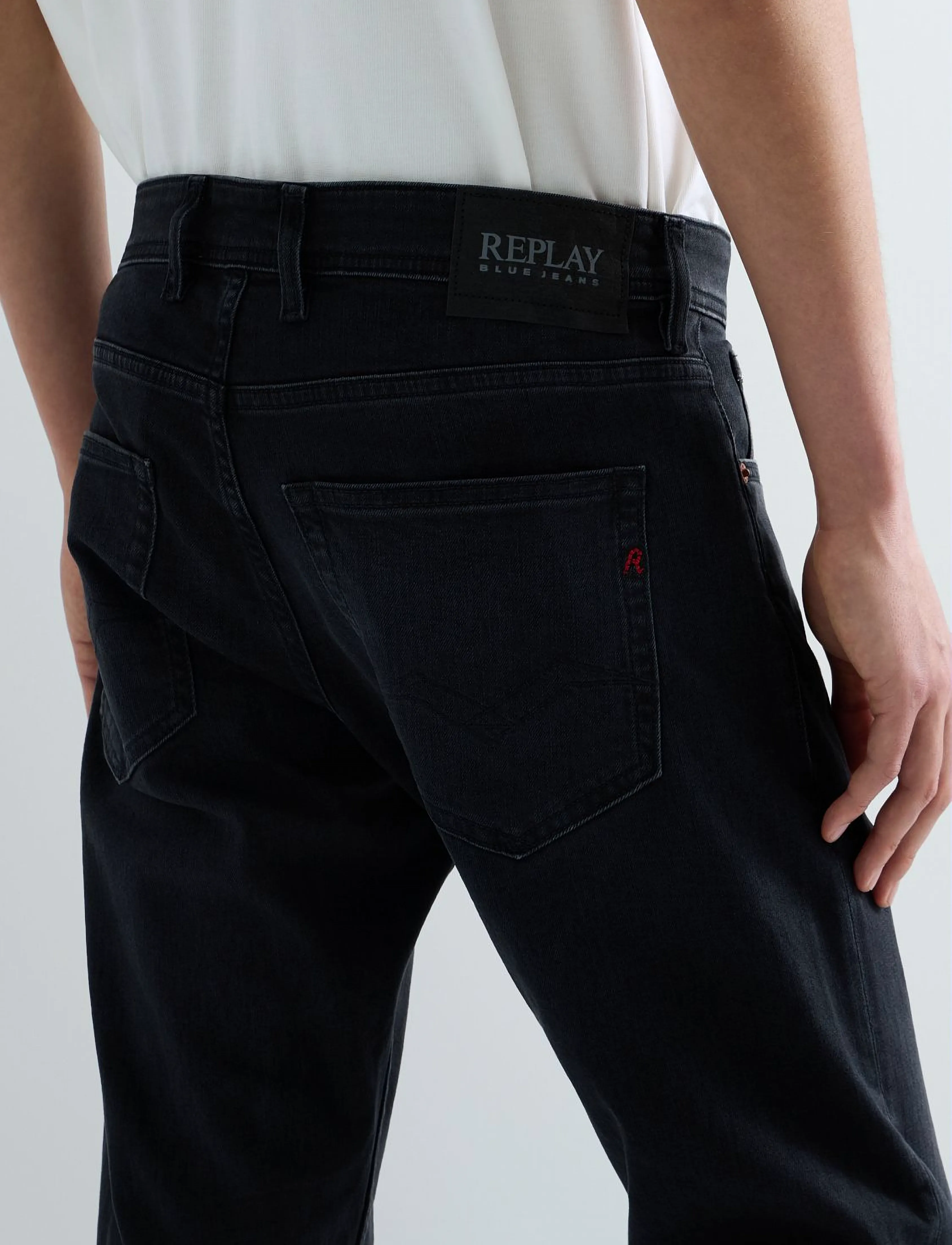 REPLAY Grover Trousers Straight 573 Eco Plus,Sustainable straight leg jeans herr – bild 7
