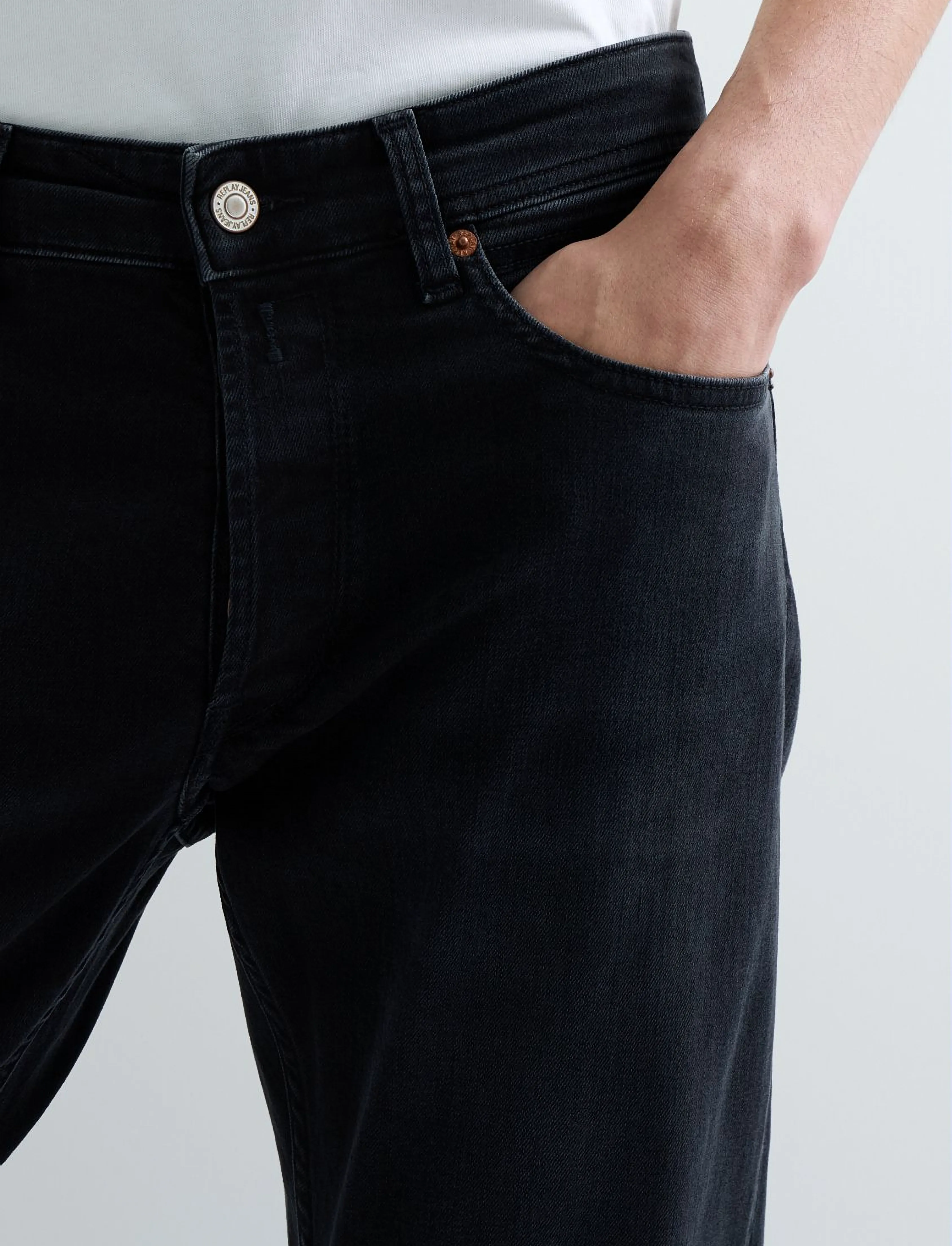 REPLAY Grover Trousers Straight 573 Eco Plus,Sustainable straight leg jeans herr – bild 9