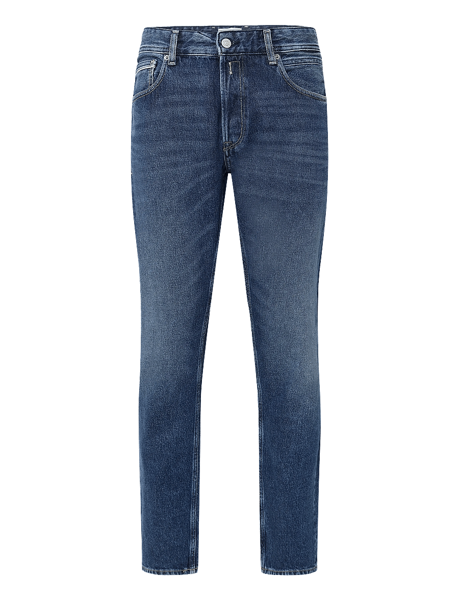 Replay - GROVER Trousers STRAIGHT 99 Denim - normale jeans - dark blue - 1