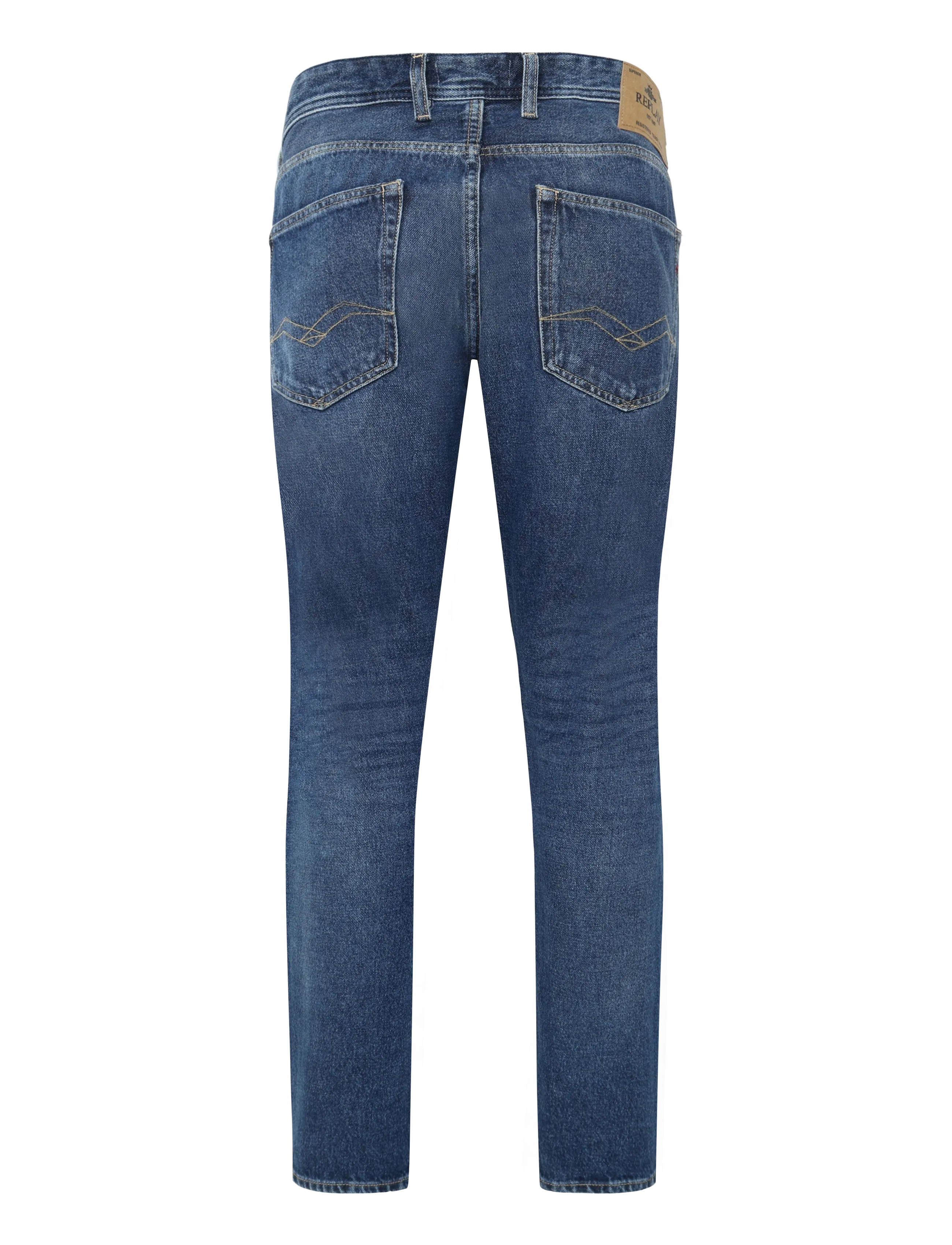 Replay - GROVER Trousers STRAIGHT 99 Denim - regular jeans - dark blue - 2
