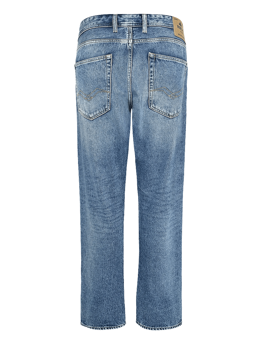 Replay - GROVER Trousers STRAIGHT 99 Denim - regular jeans - medium blue - 2