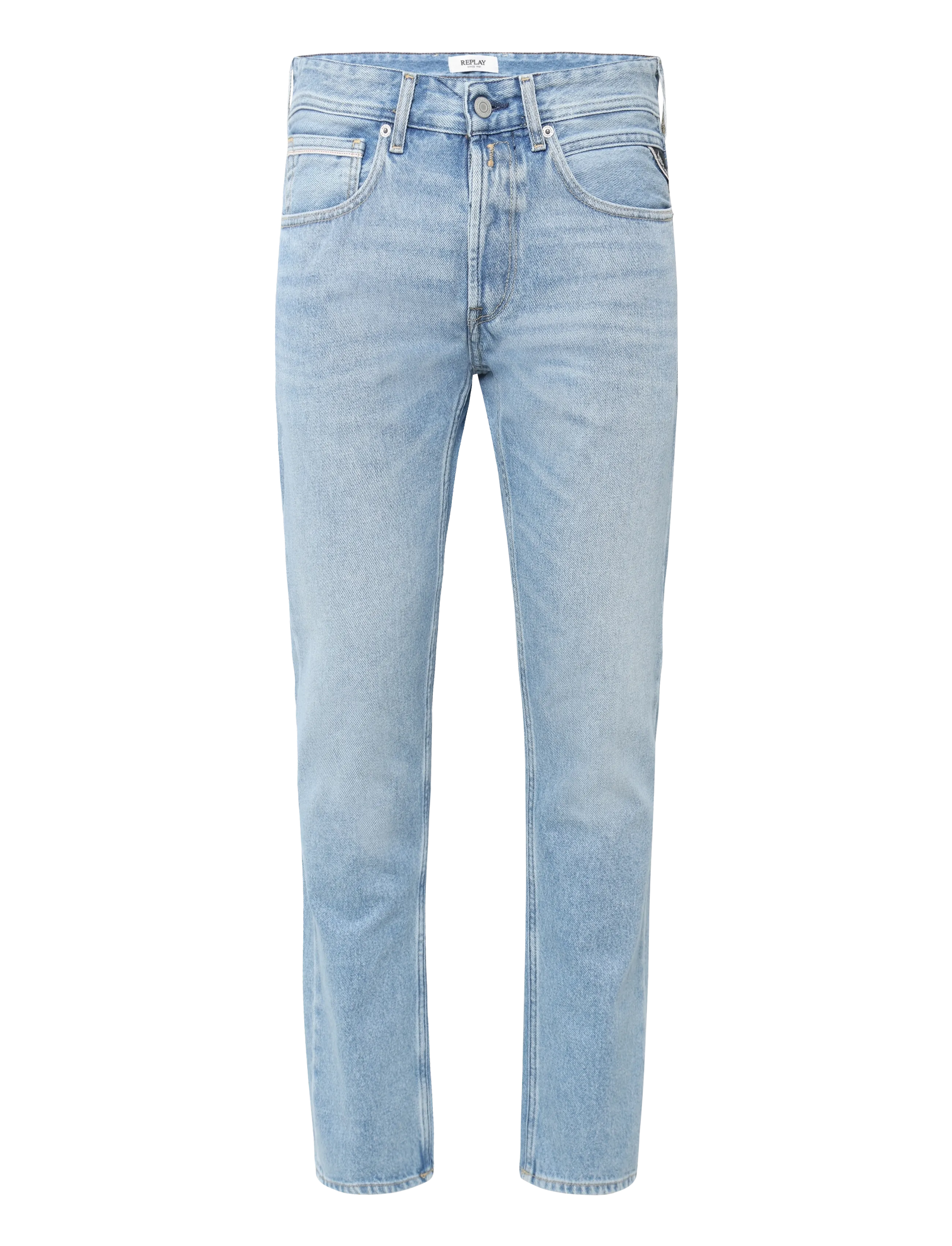 Replay - GROVER Trousers STRAIGHT 99 Denim - regular jeans - blue - 1